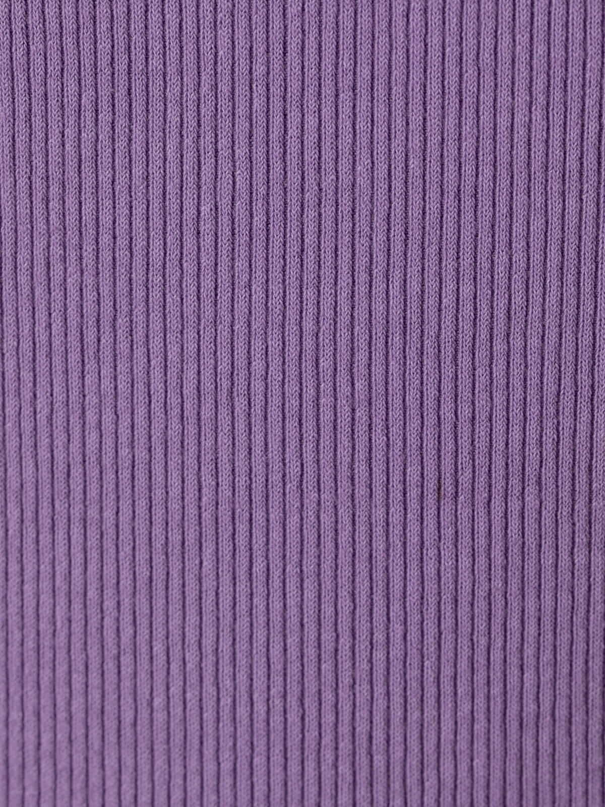 Camiseta tirante ancho canalé detalle puntilla color Violeta