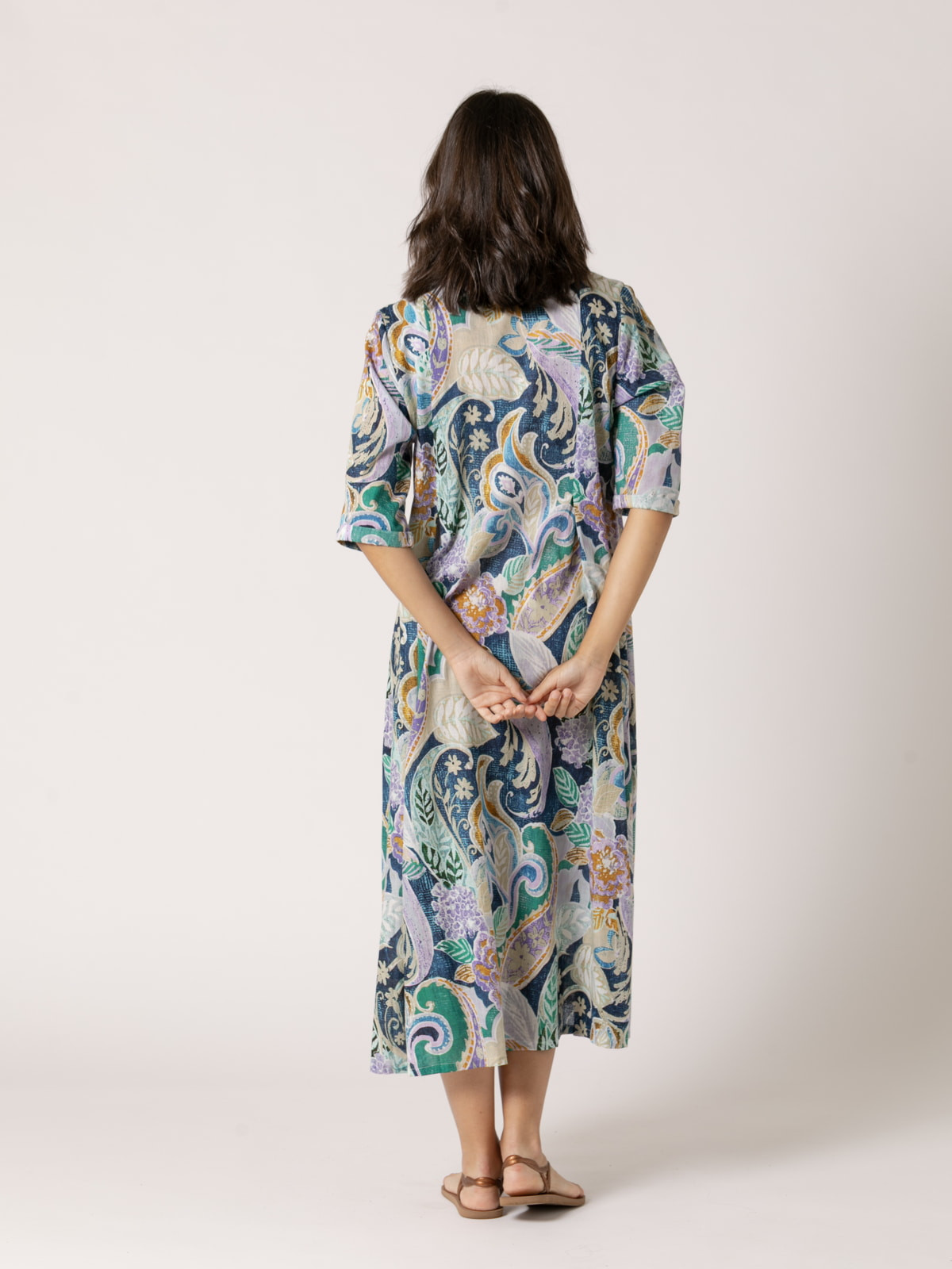 Long shirt dress  esmeralda colour