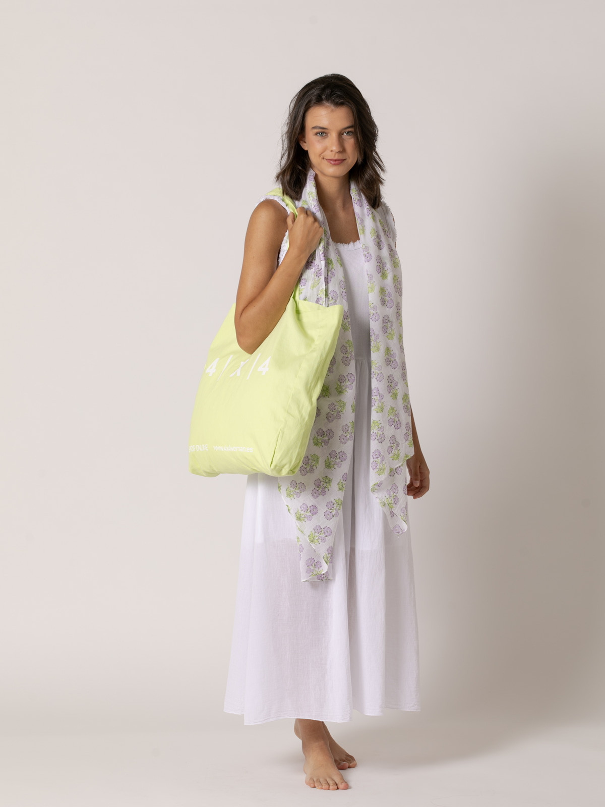 Bolsa shopper 4x4 woman color verde trendy