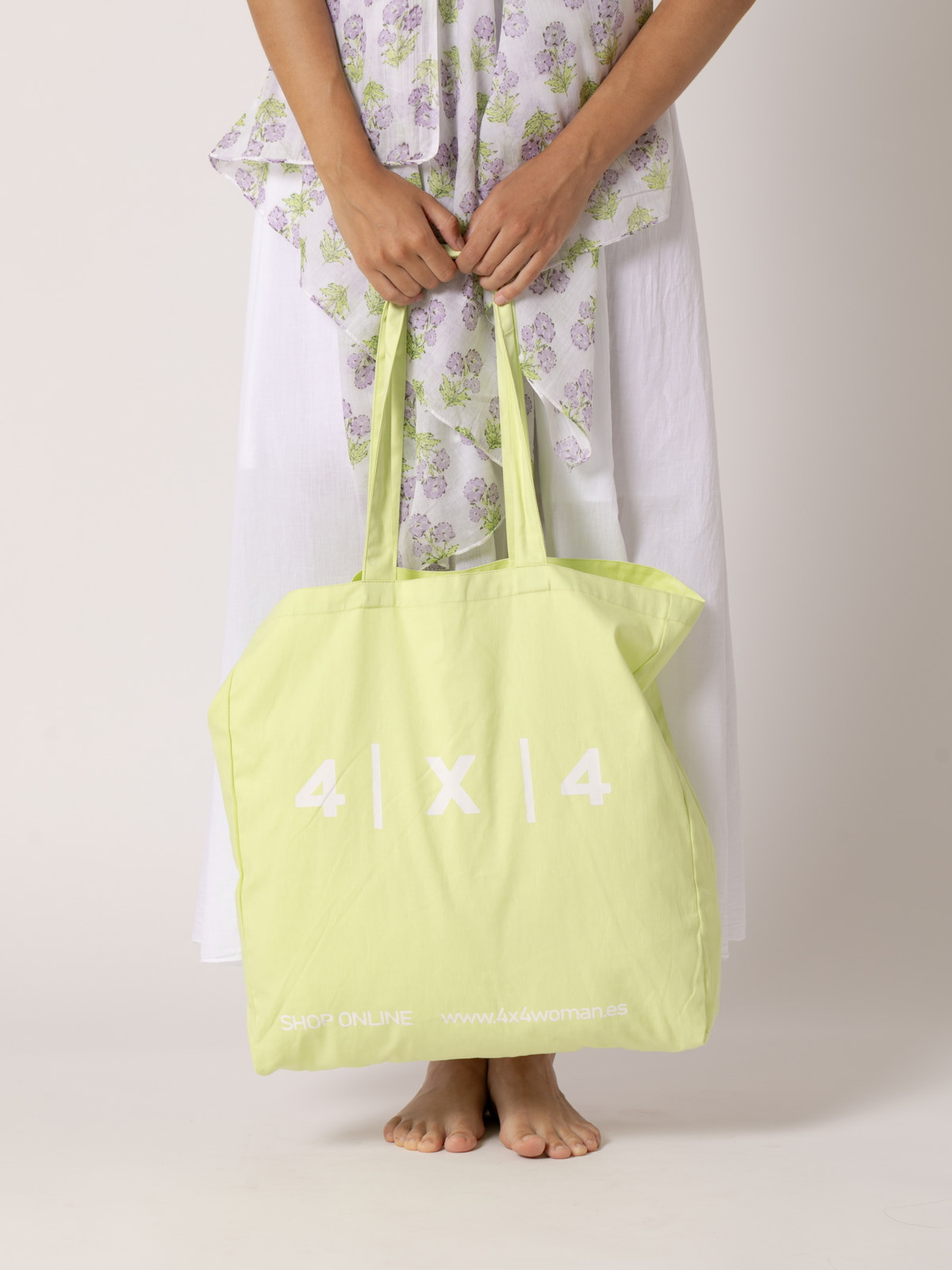 Bolsa shopper 4x4 woman color verde trendy