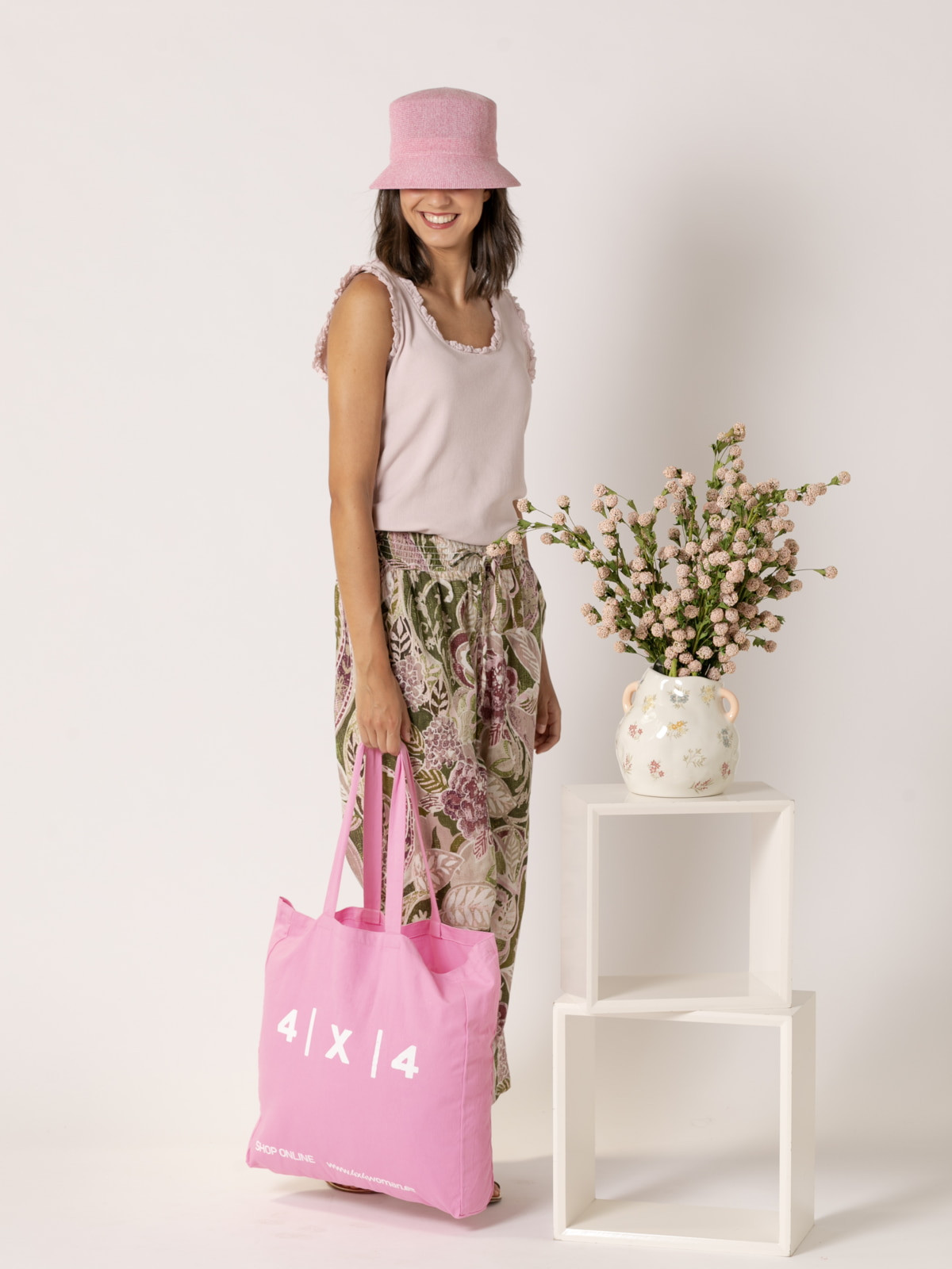 Bolsa shopper 4x4 woman color Rosa