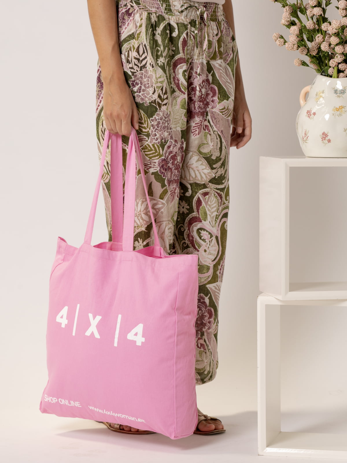 Bolsa shopper 4x4 woman color Rosa