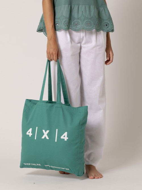Bolsa shopper 4x4 woman color verde esmeralda
