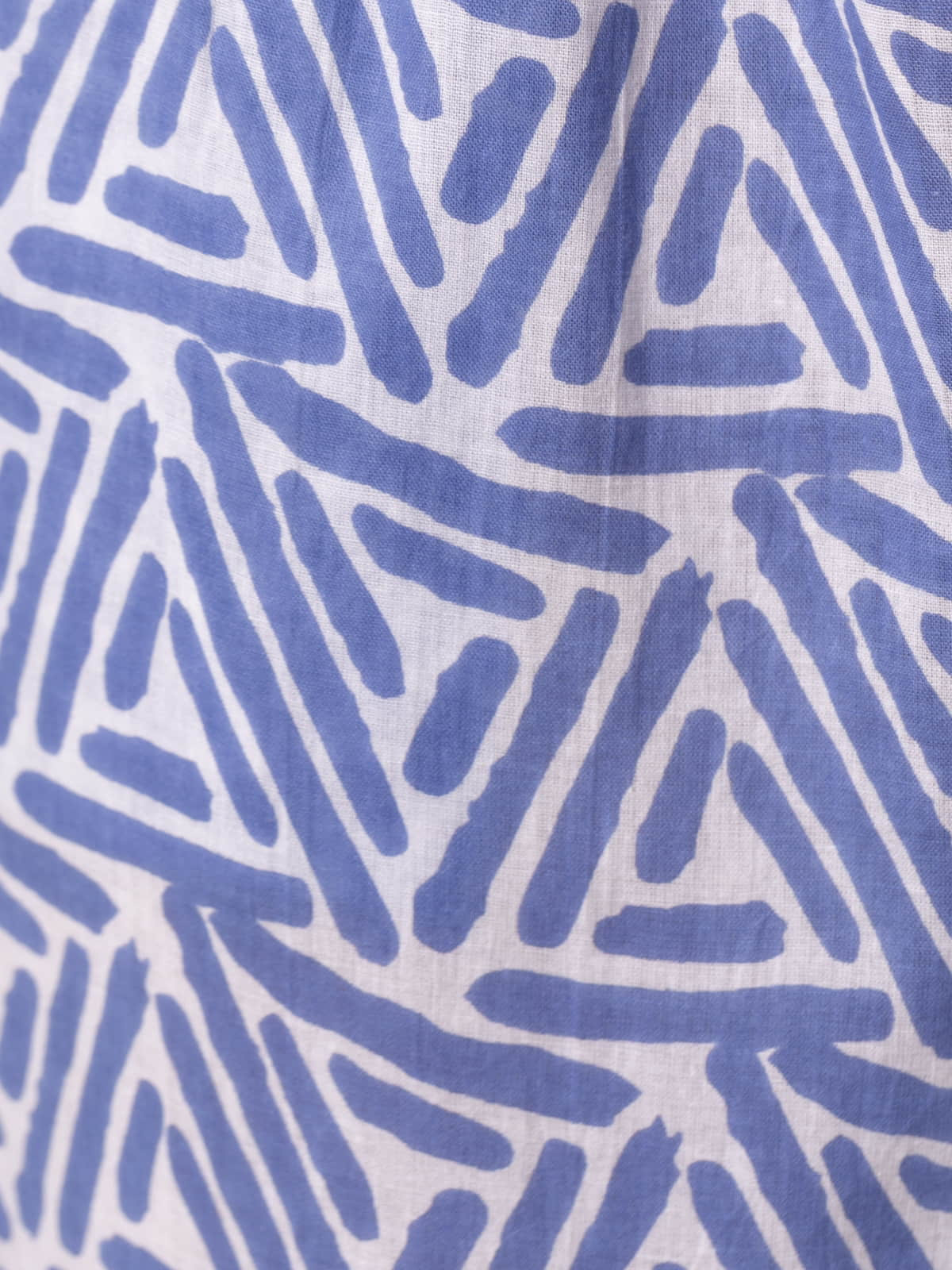 Pantalón bolsillos estampado algodón 100% color Azul Lavanda