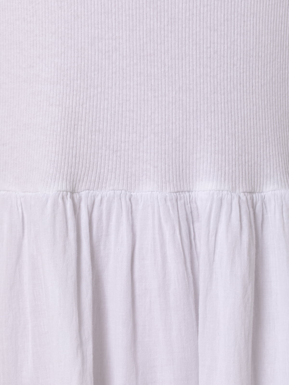 100% cotton wide strap dress  White colour