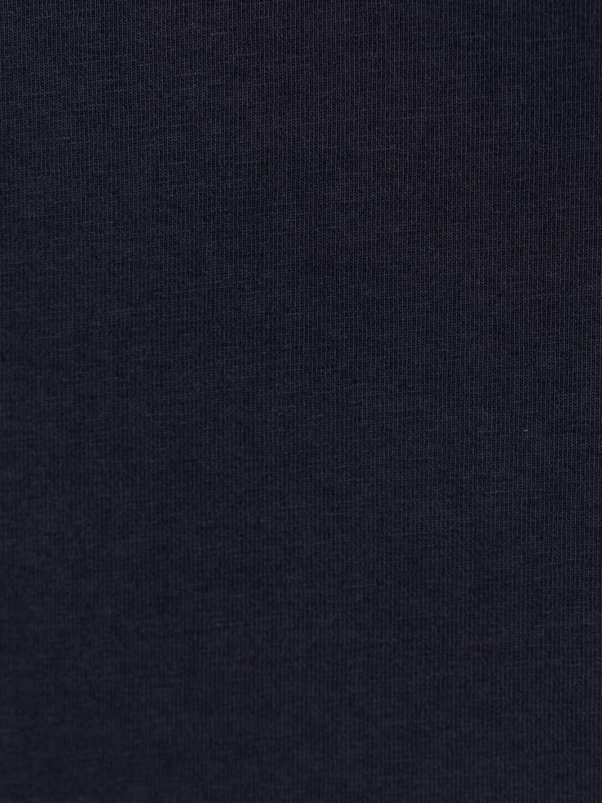 Camiseta algodón essence bolsillo en pico color Azul Marino