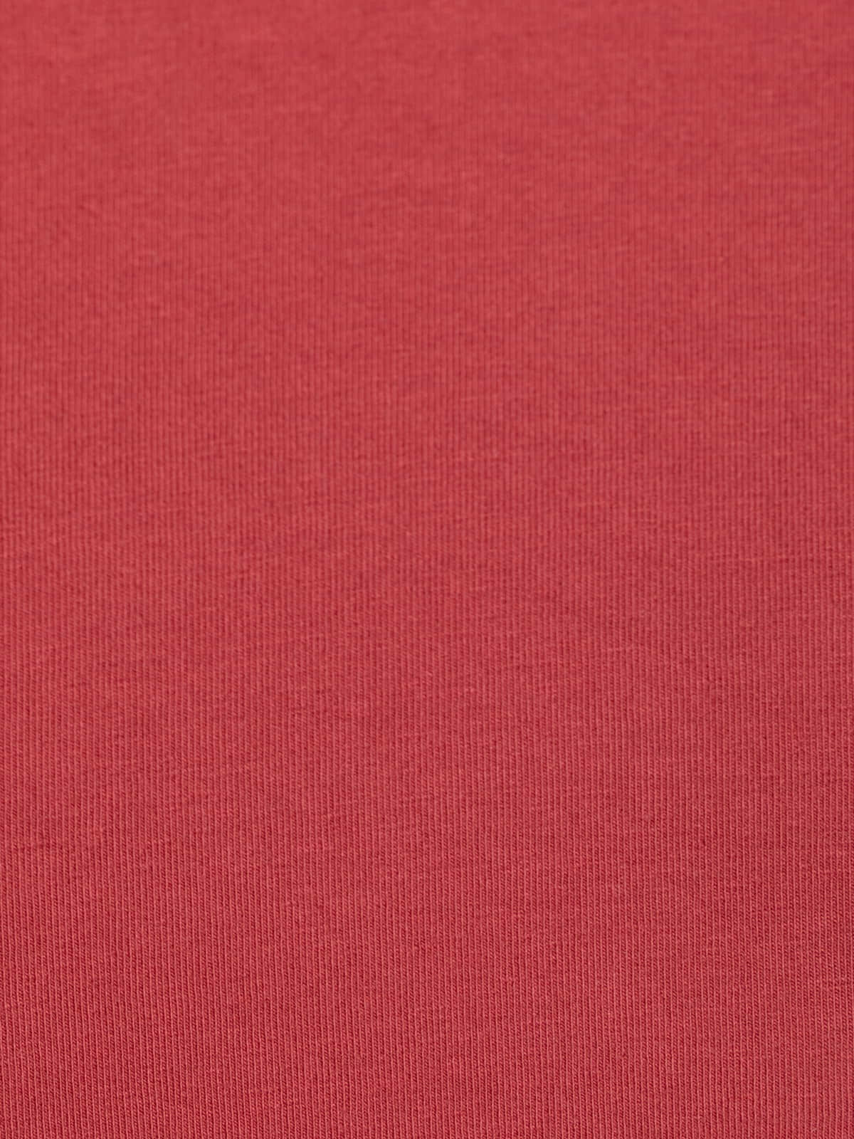 Camiseta algodón essence bolsillo en pico color Rojo