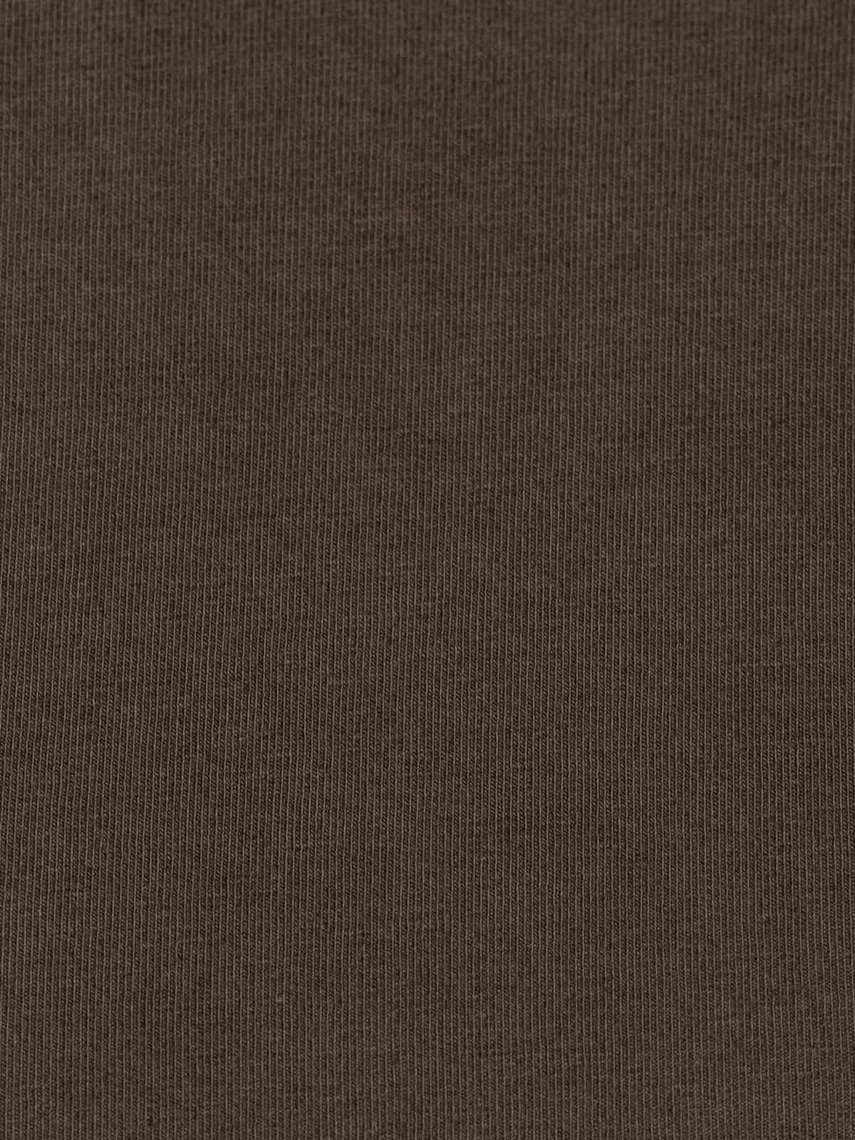 Camiseta algodón essence bolsillo en pico color Marrón 