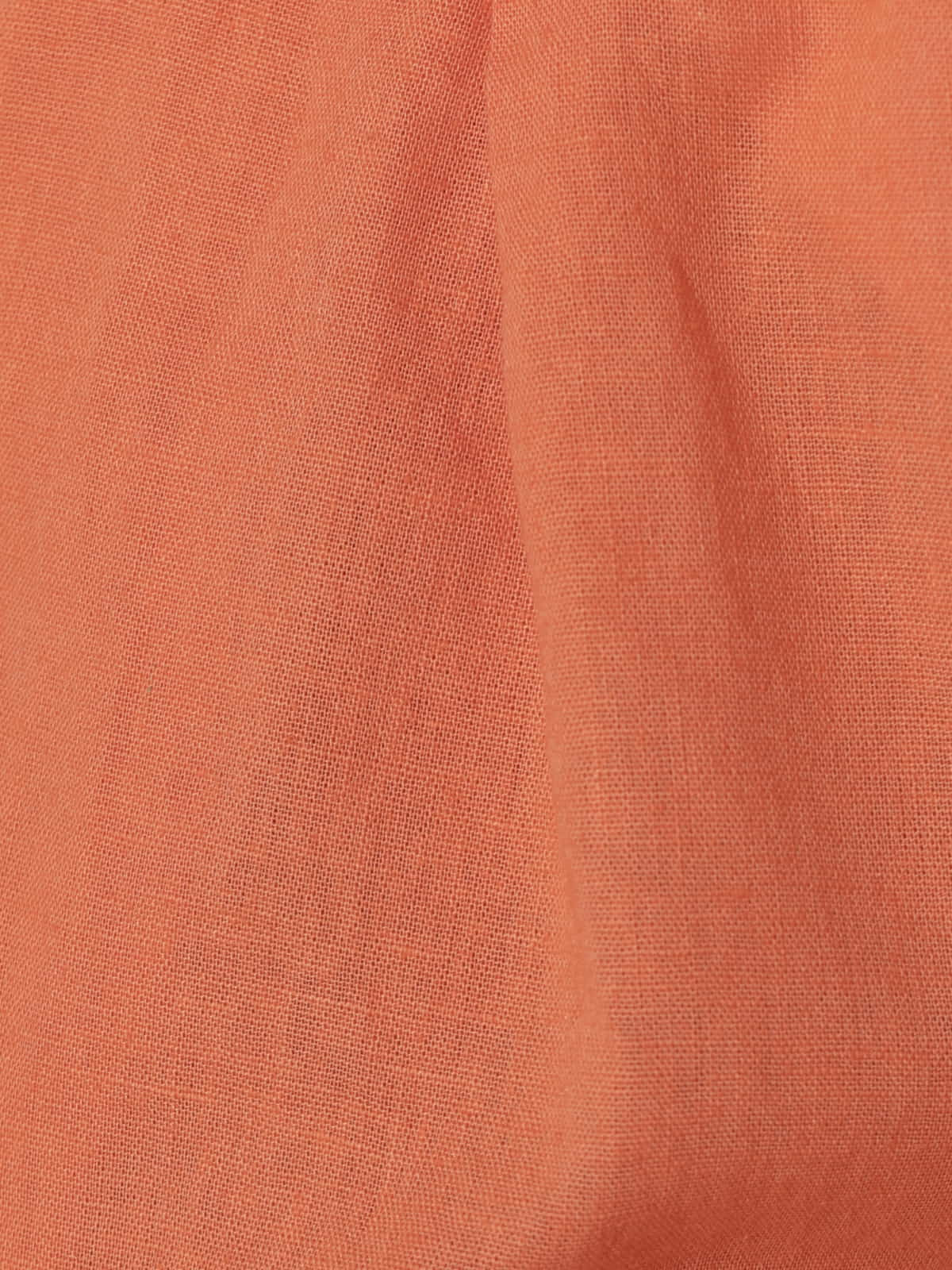 Pantalón lino momfit color Naranja
