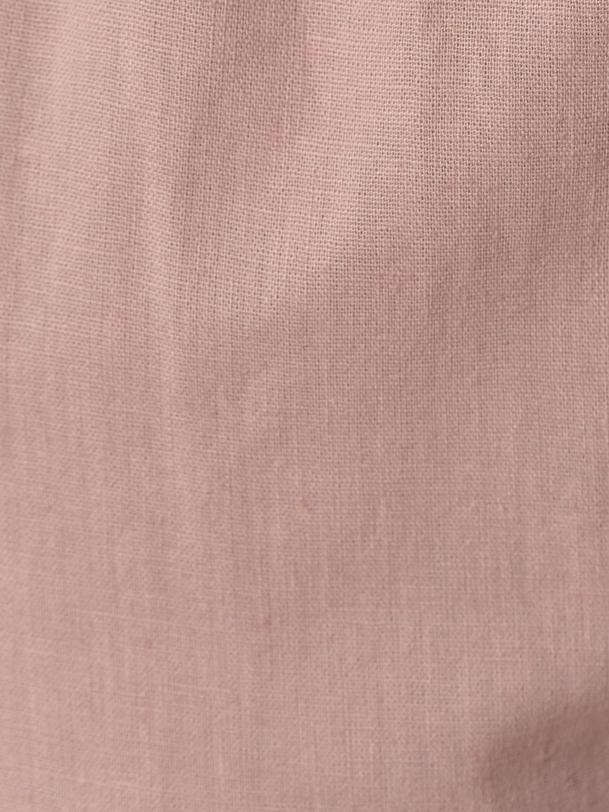 Pantalón lino wideleg color Rosa