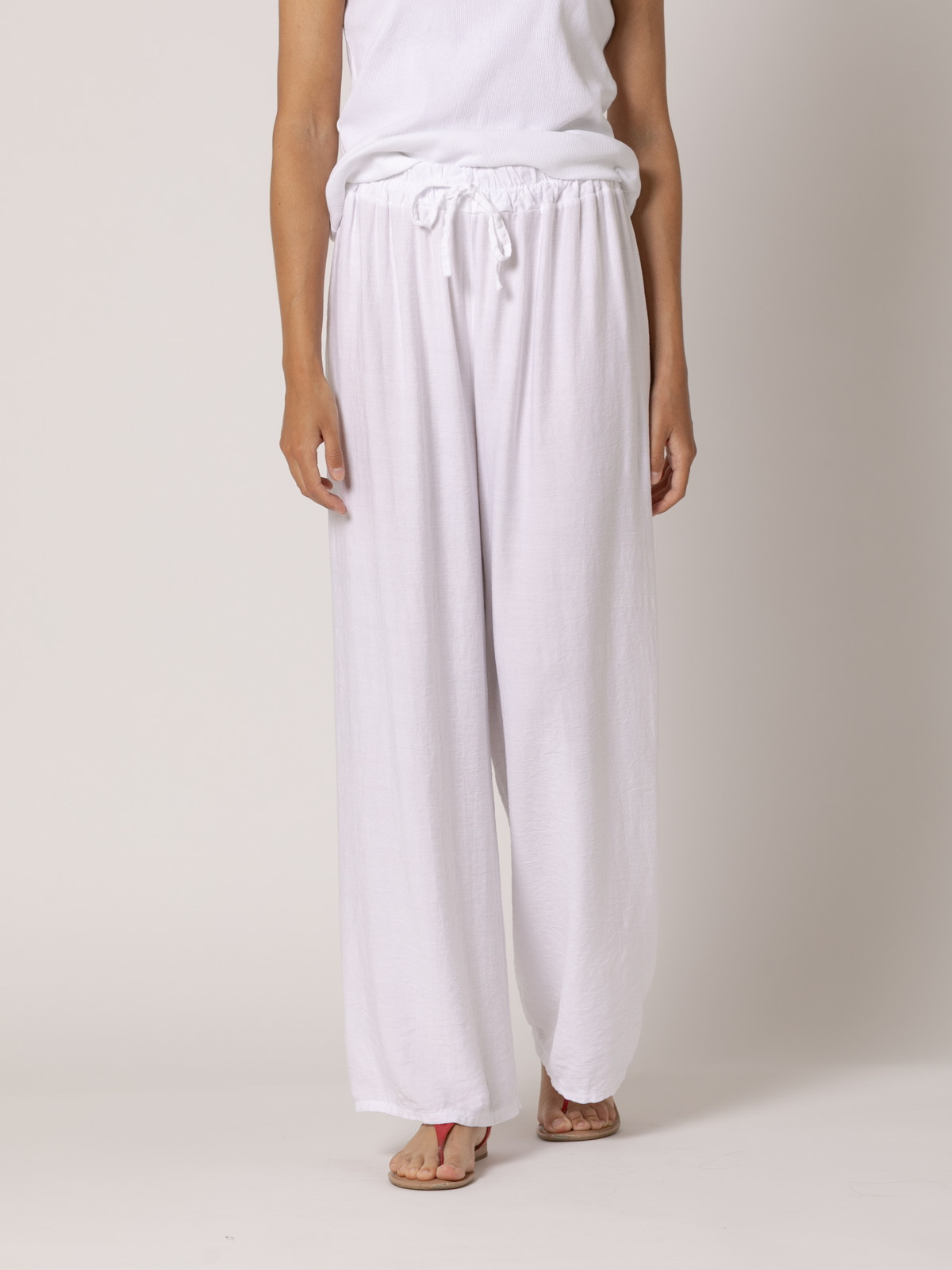 Pantalón confy color Blanco