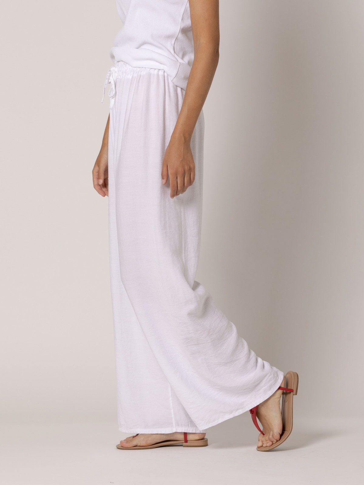 Pantalón confy color Blanco