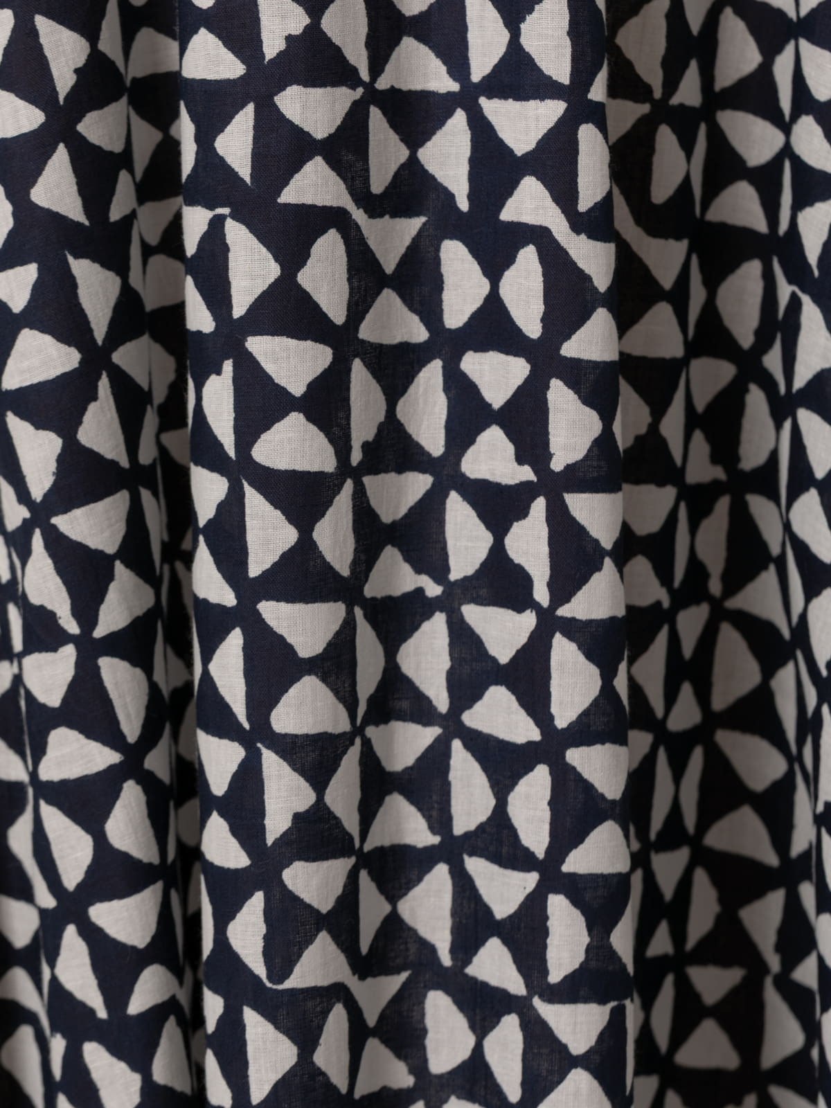 Long dress, trendy design, 100% cotton  Blue Navy colour