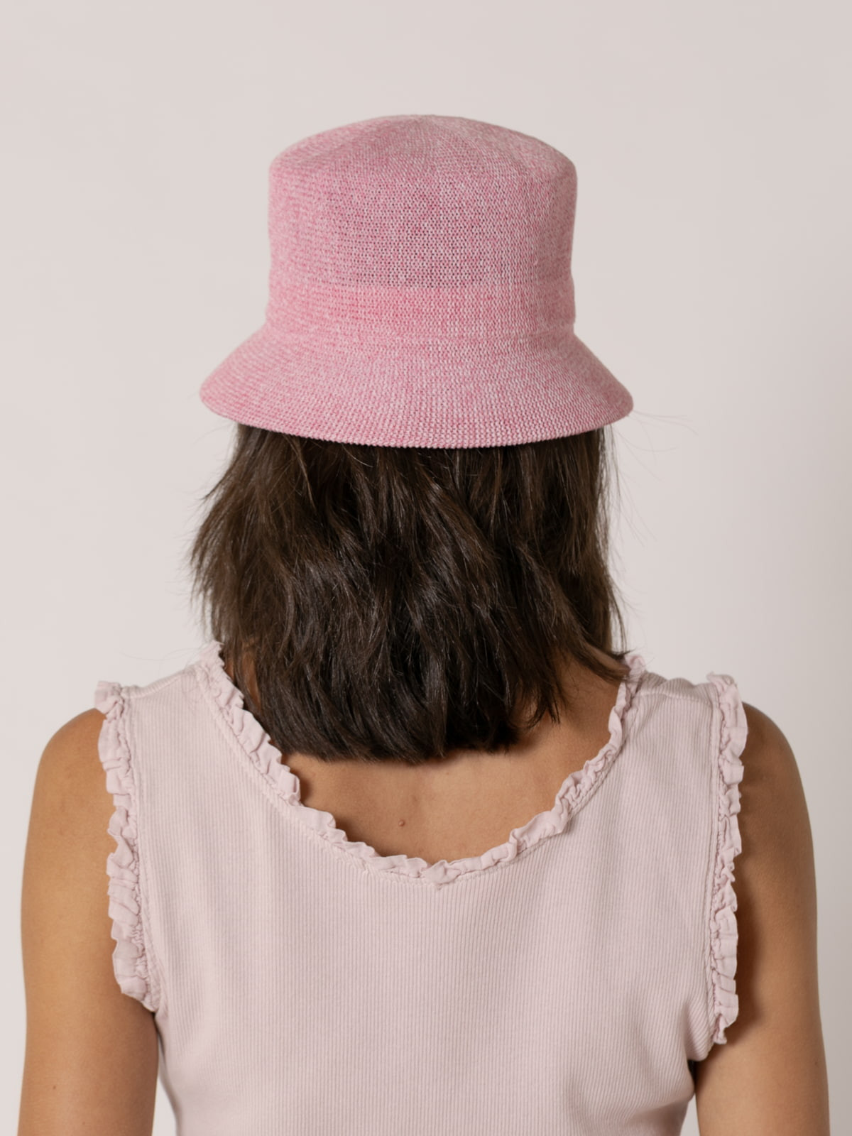 Gorro bob mezcla hilos color Rosa