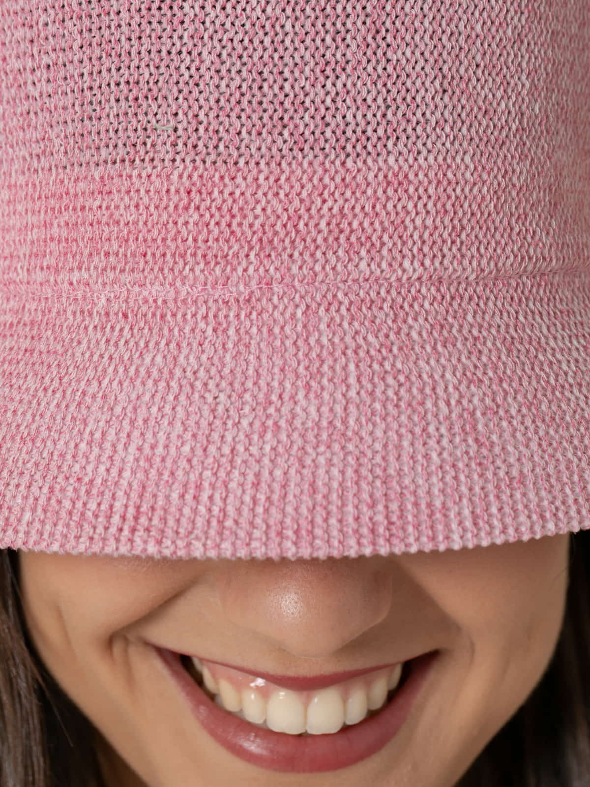 Gorro bob mezcla hilos color Rosa