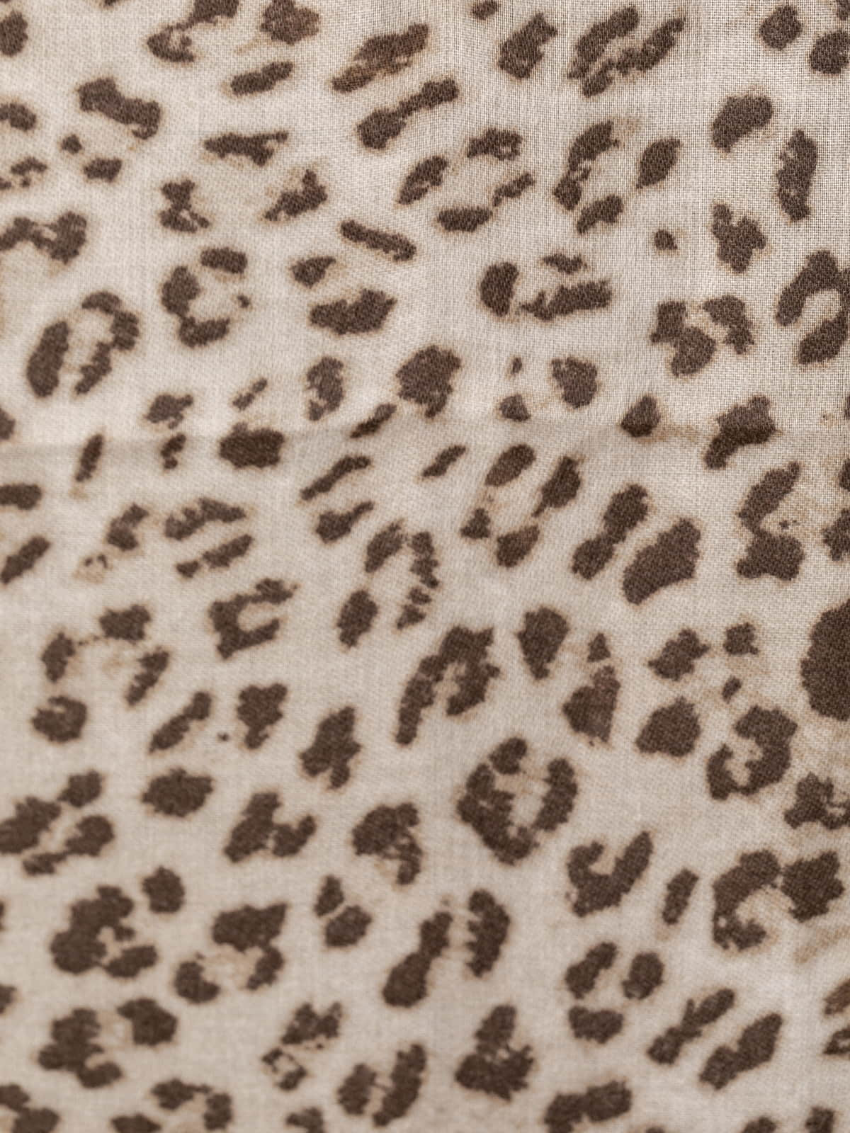 Fular classic animal print color Beige