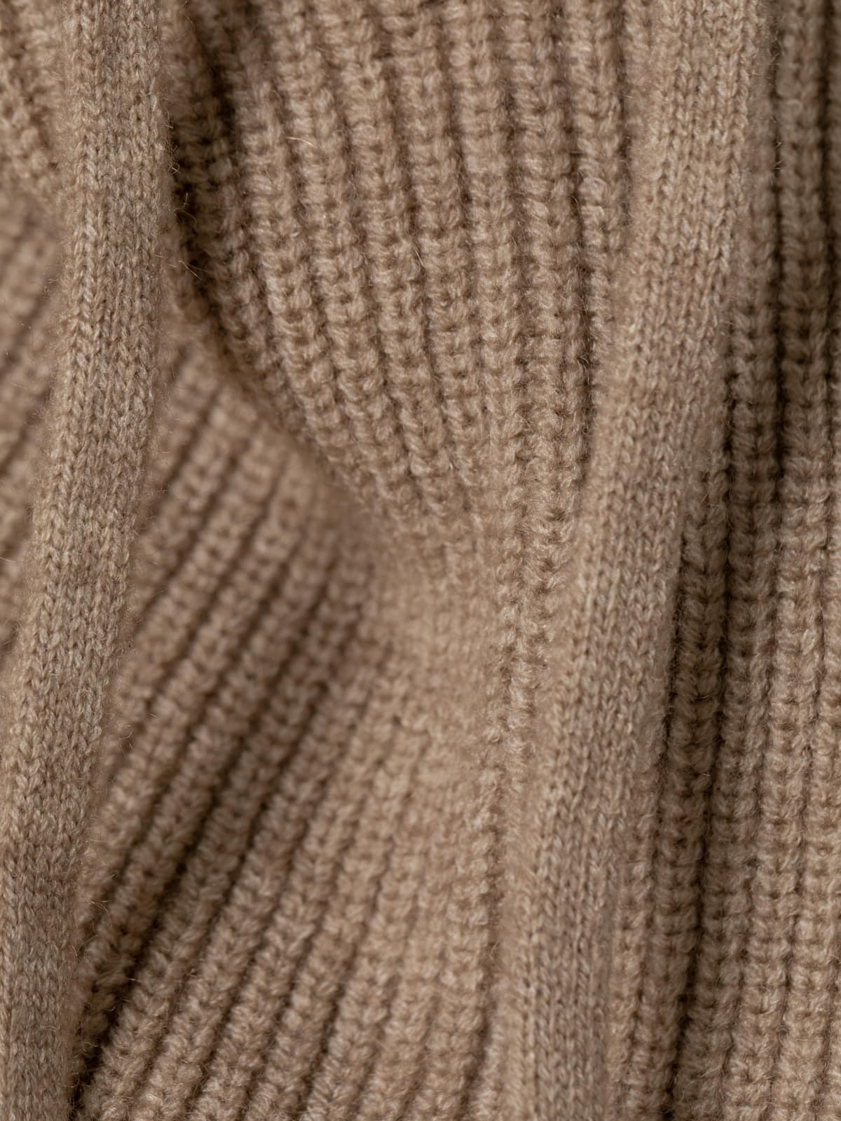 Capucha punto color Camel