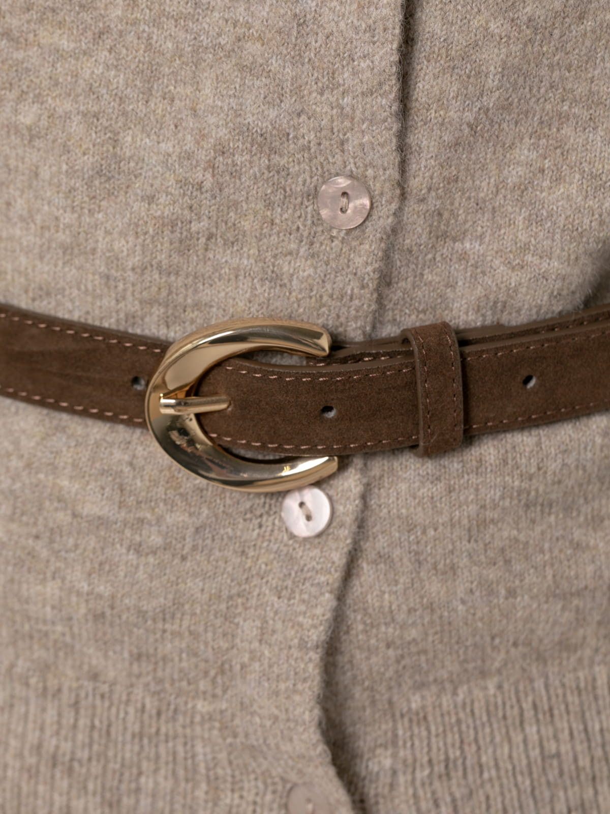metal medal belt  Marrón  colour