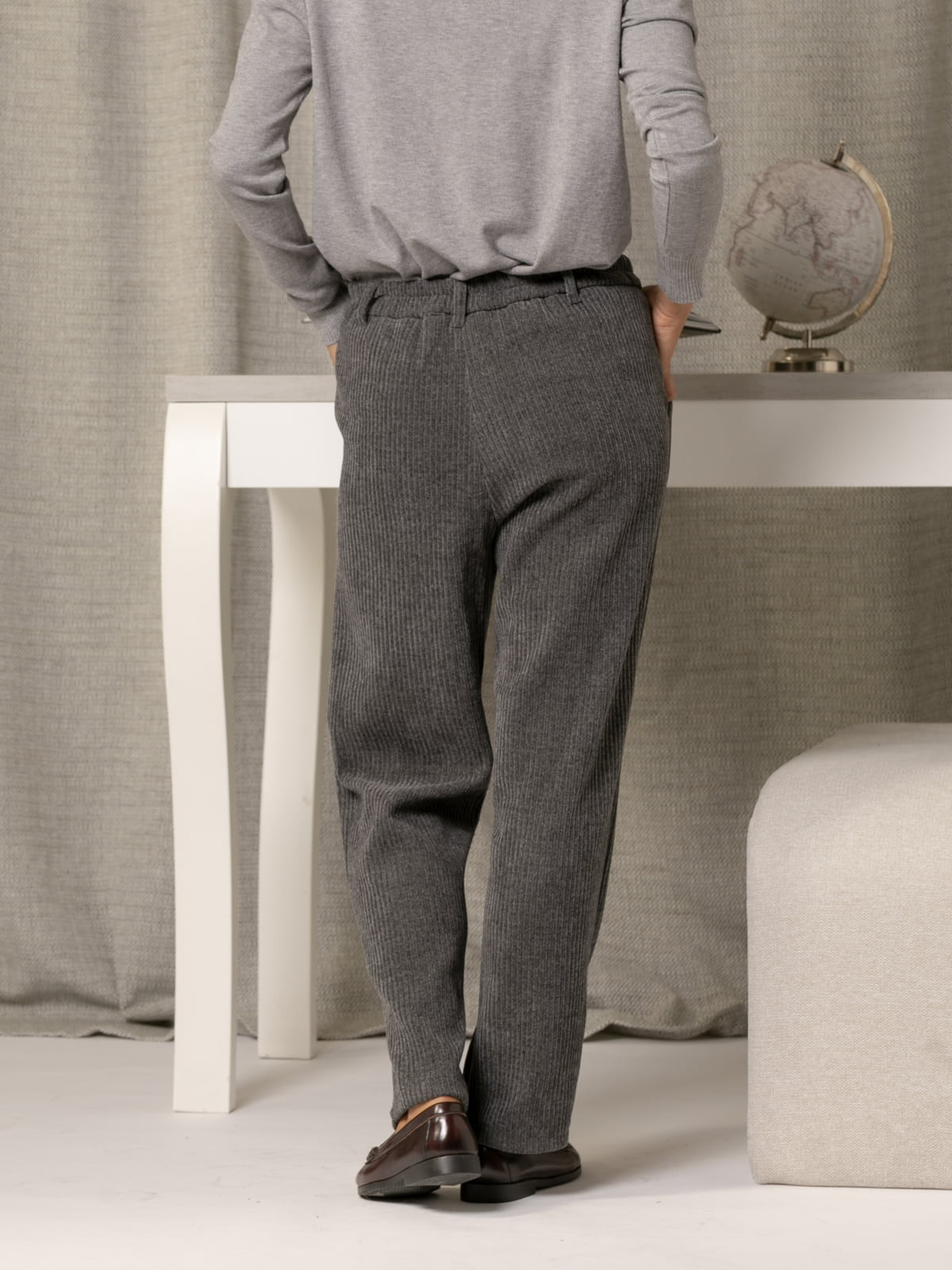 Pantalon pana elastica