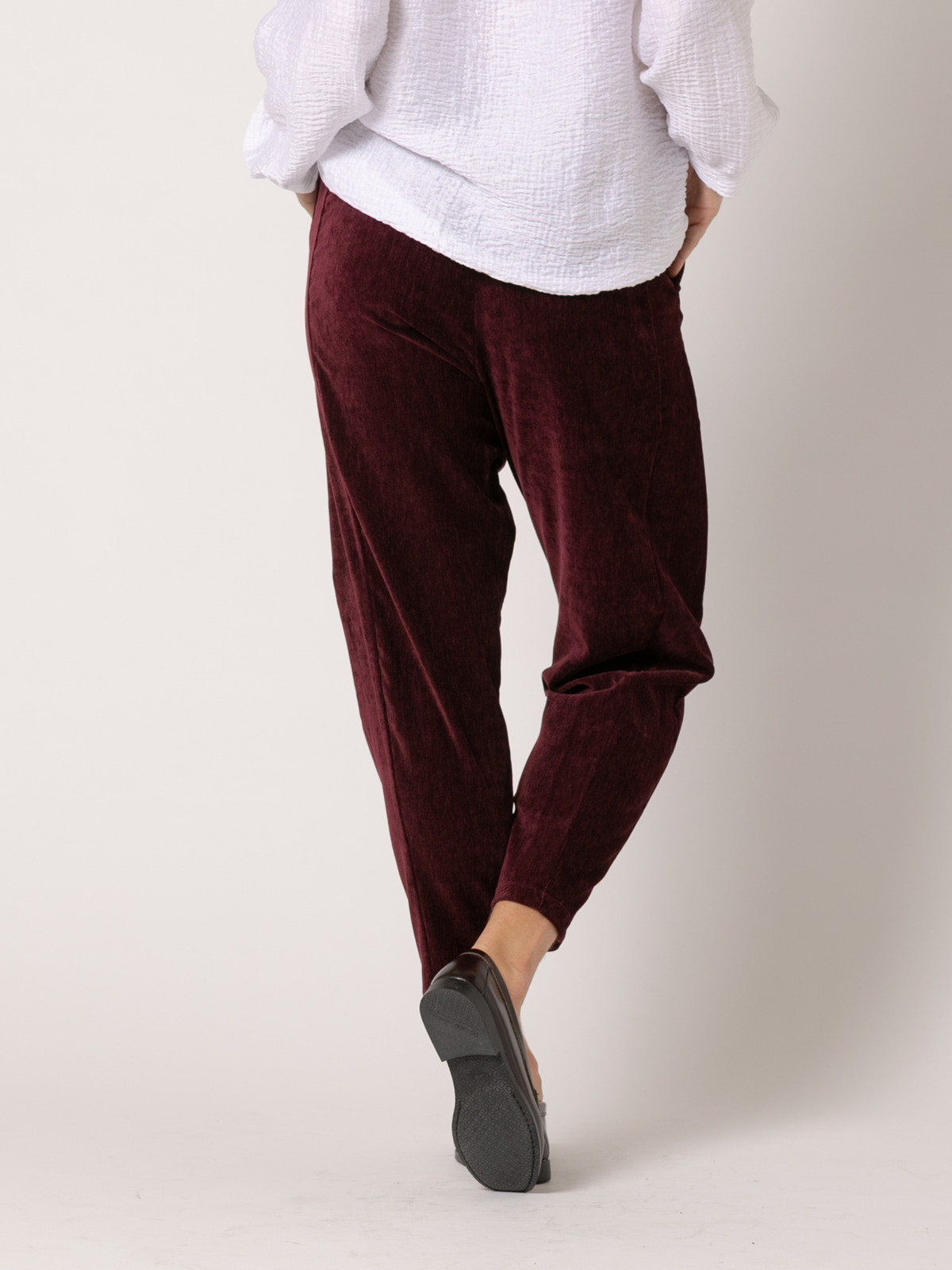 Pantalon velvet baggy