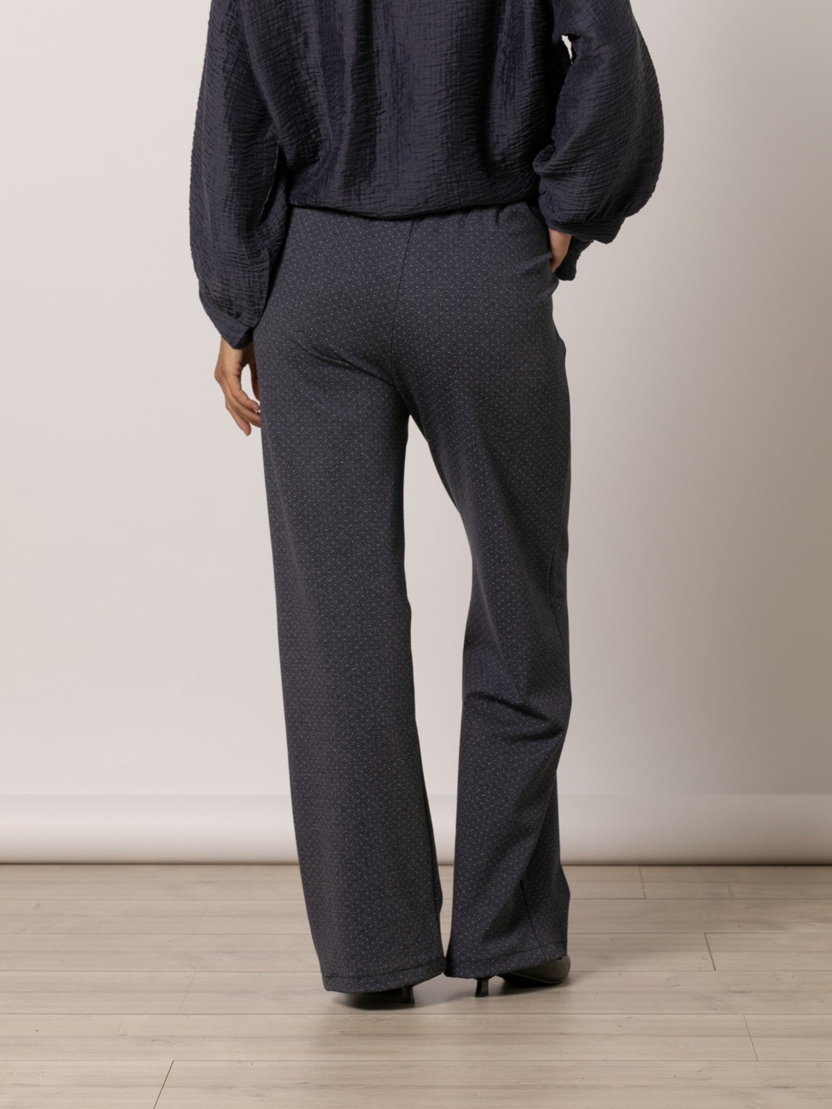 Pantalon motas comfy wide leg