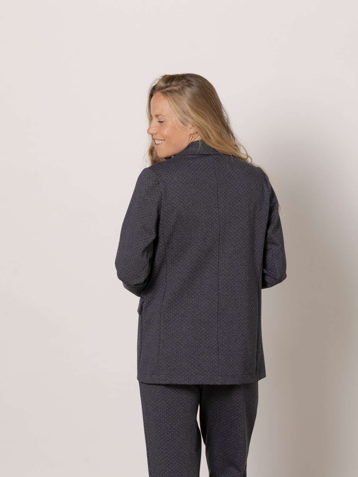 Speckled blazer  Blue Navy colour