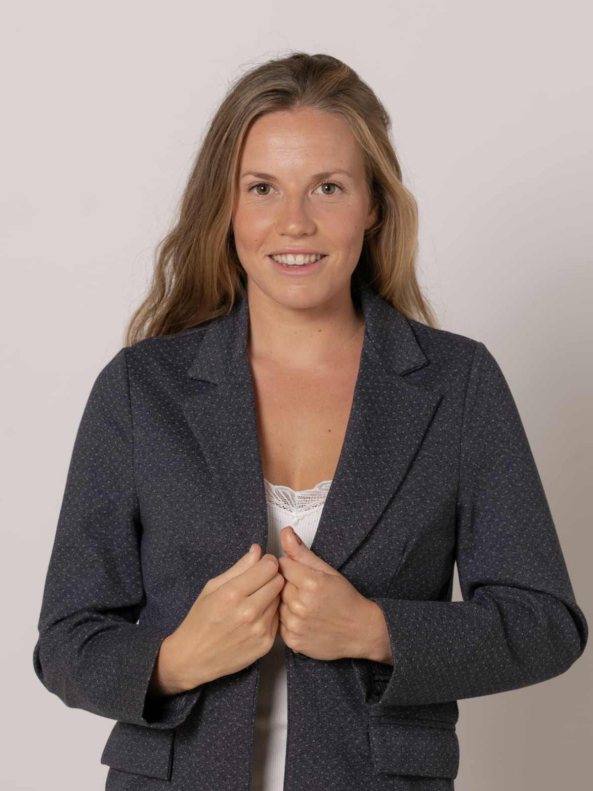 Speckled blazer  Blue Navy colour