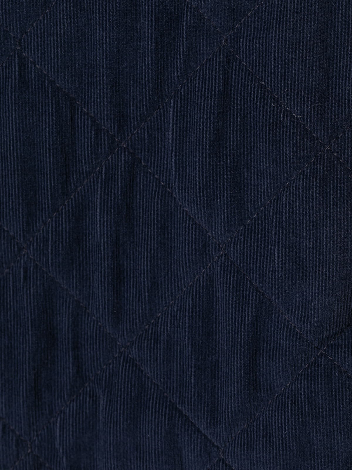 Chaqueta micro pana acolchada color Azul Marino