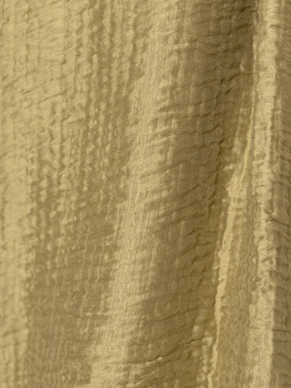 Camisa rizo volante brillo color Oliva