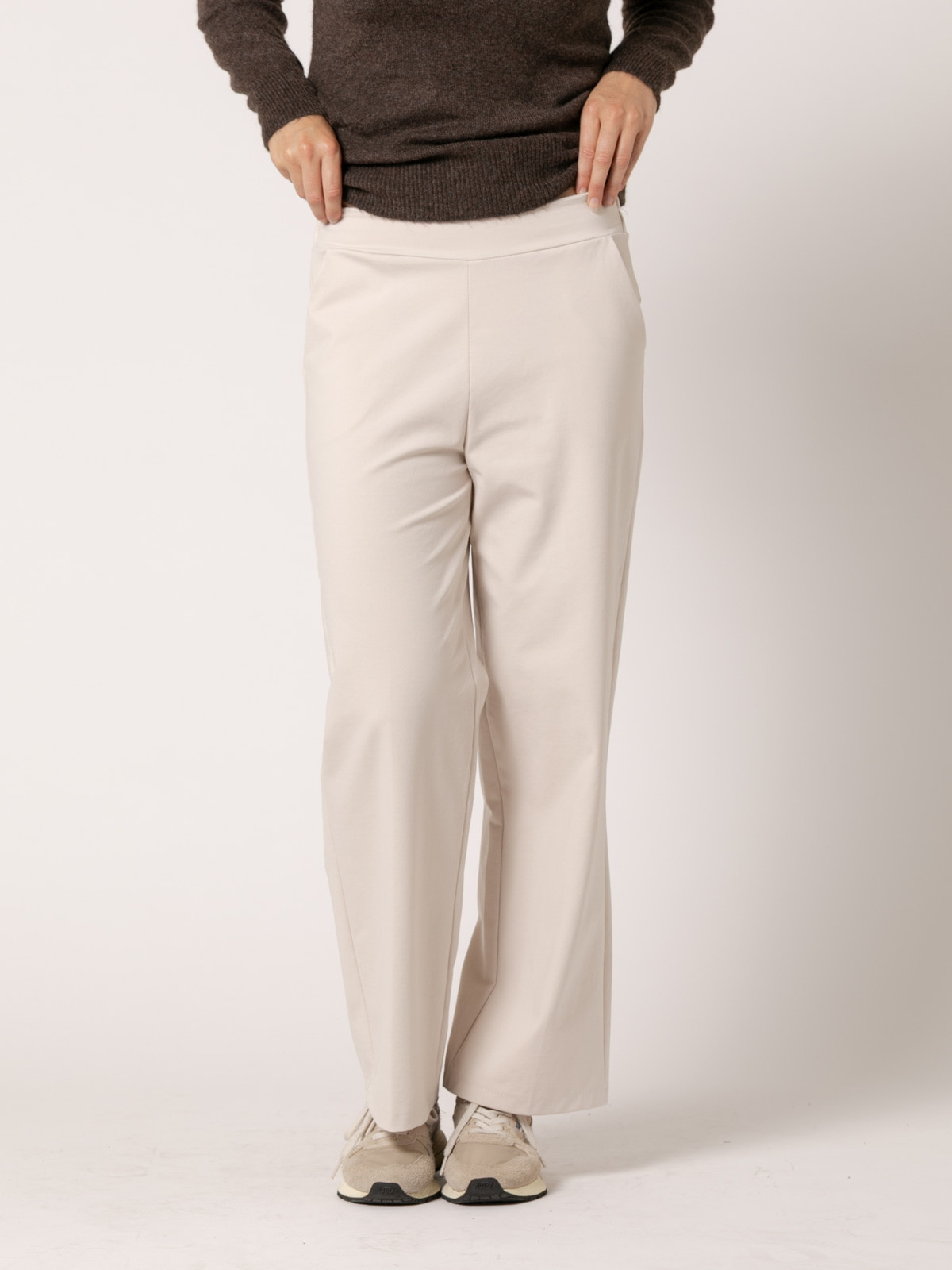 Pantalon wide leg algodon