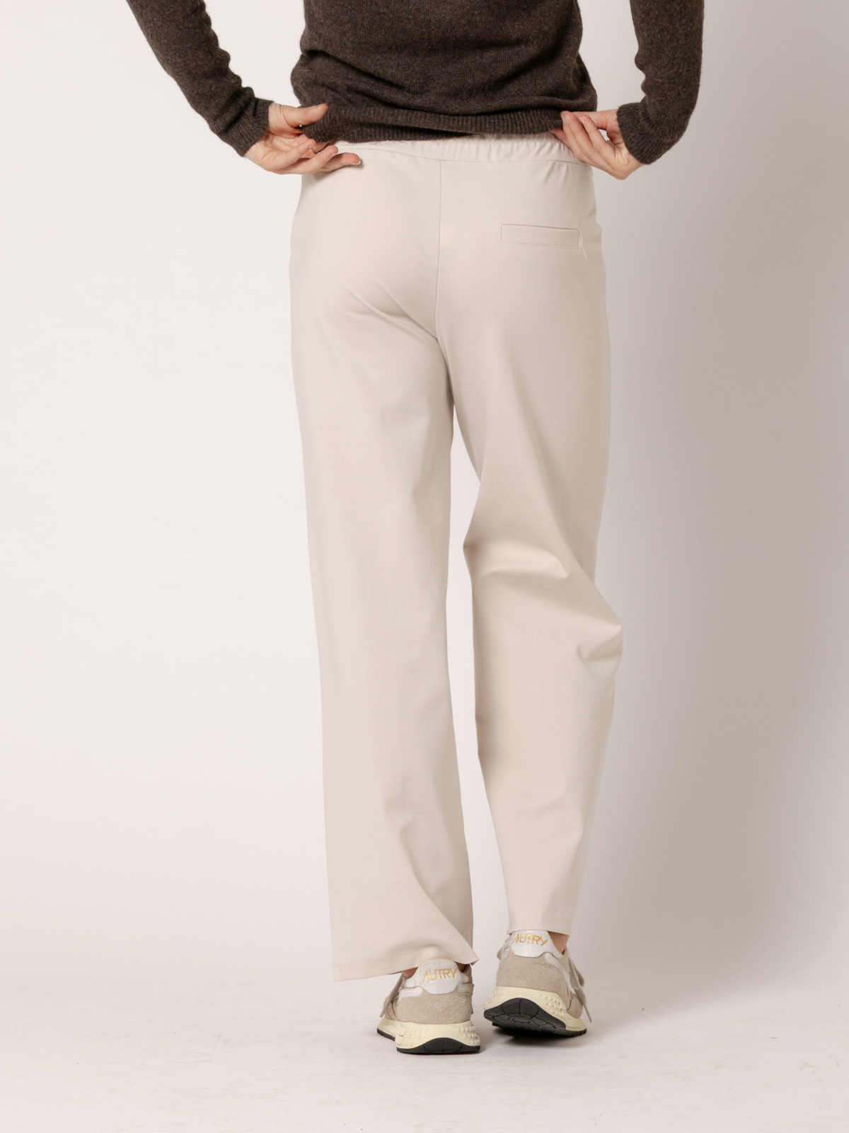 Pantalon wide leg algodon