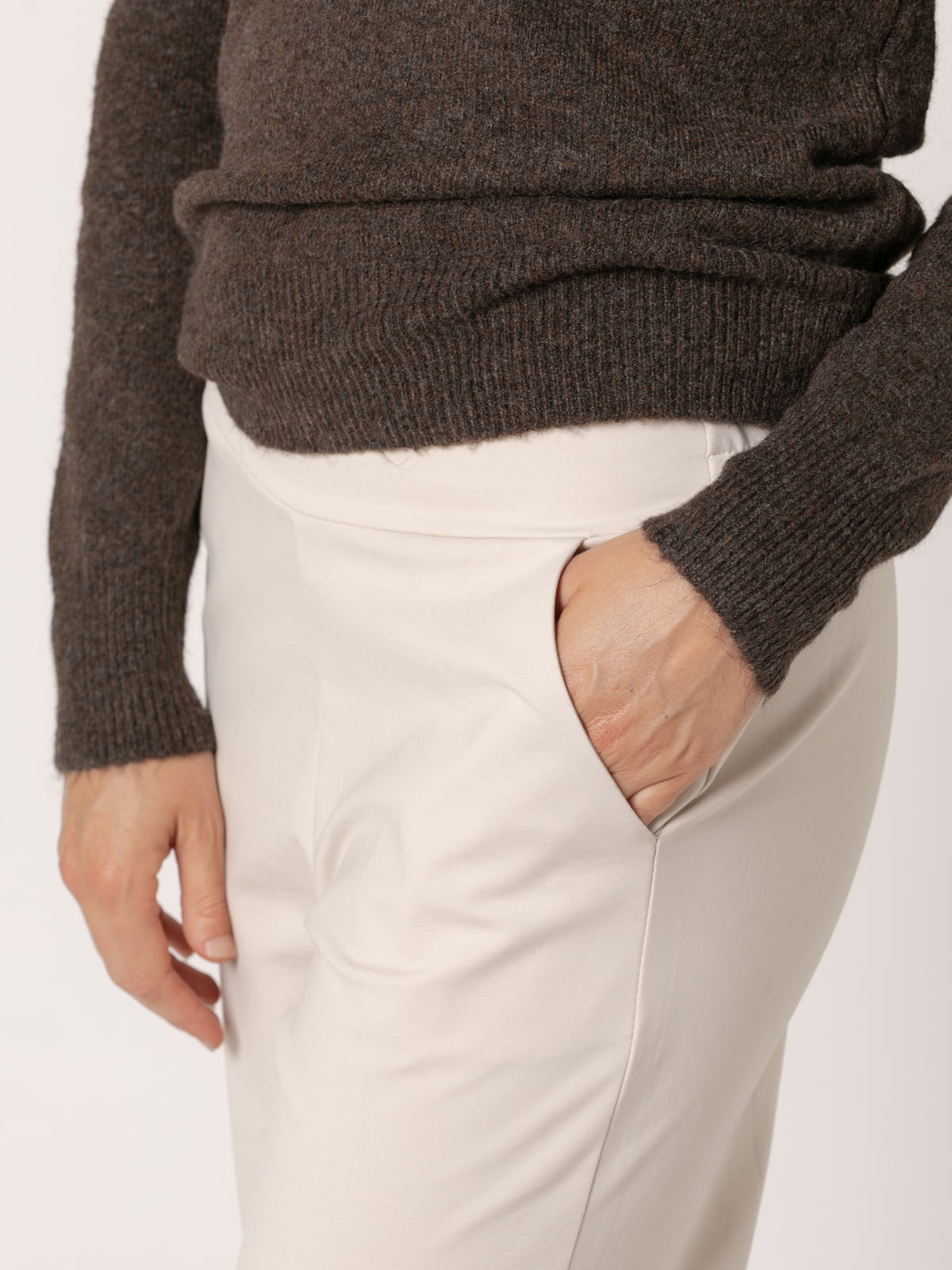 Pantalon wide leg algodon