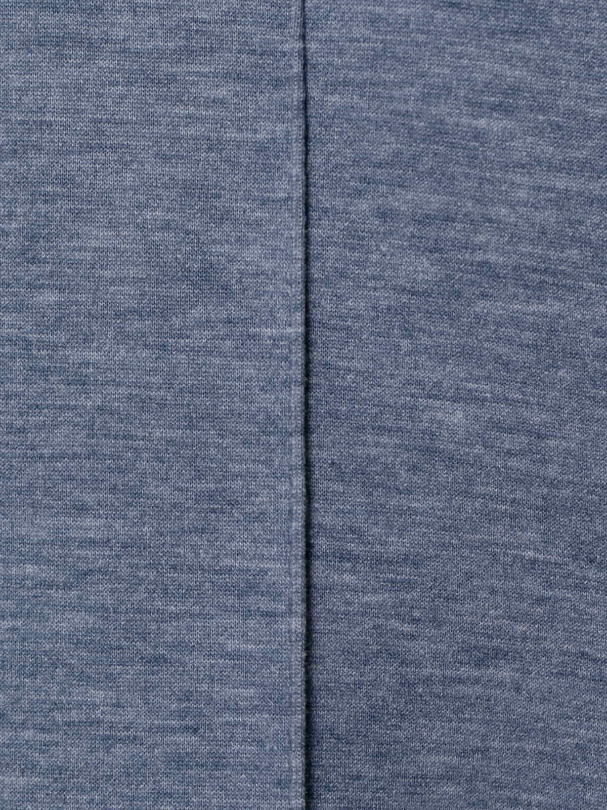 Comfy soft pants with central seam  Blue Jean colour