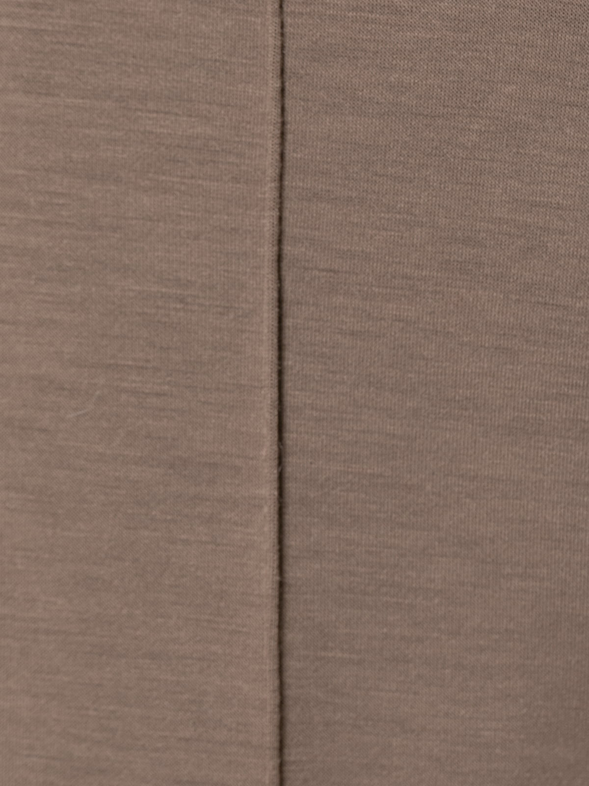 Comfy soft pants with central seam  Taupe colour