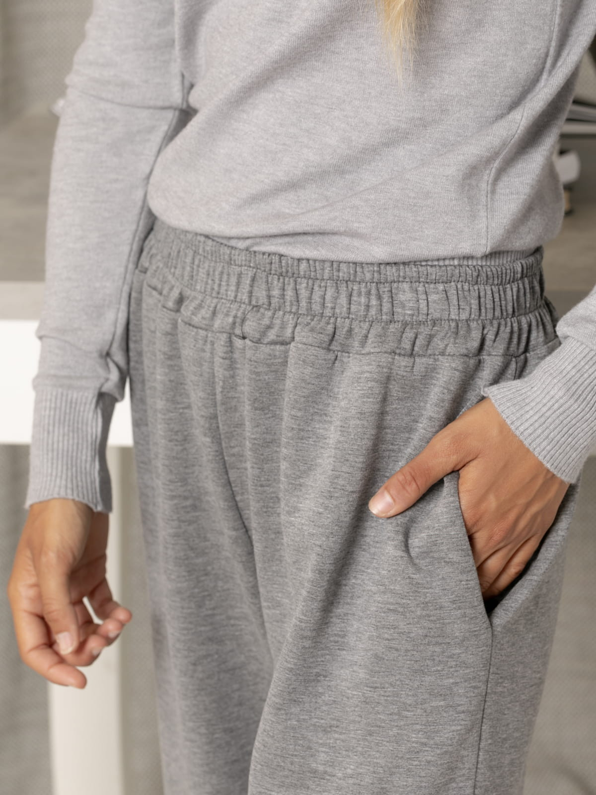 Oversized sport pants  Grey colour