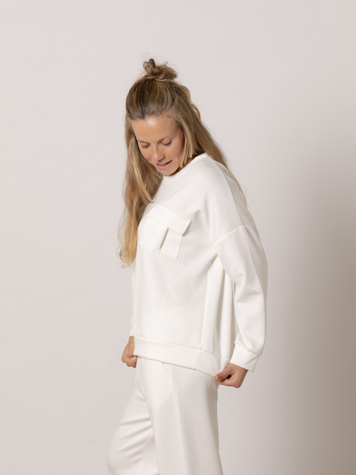 sudadera comfy bolsillos