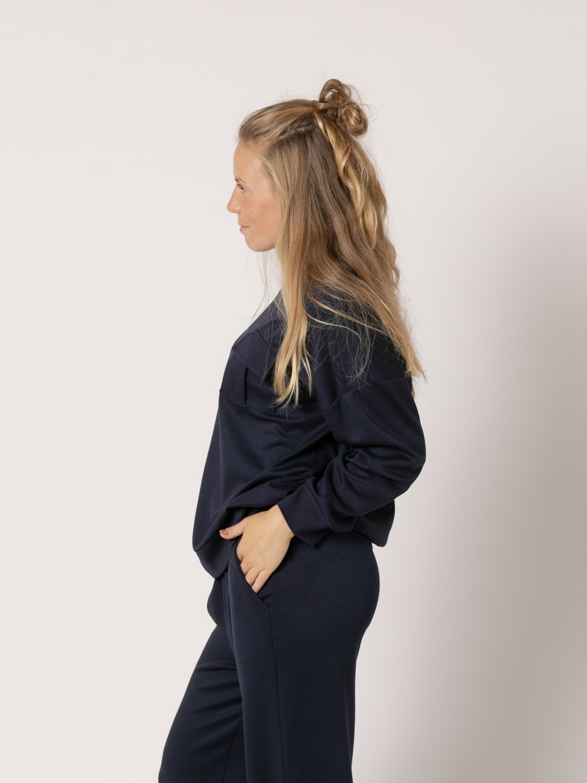 sudadera comfy bolsillos