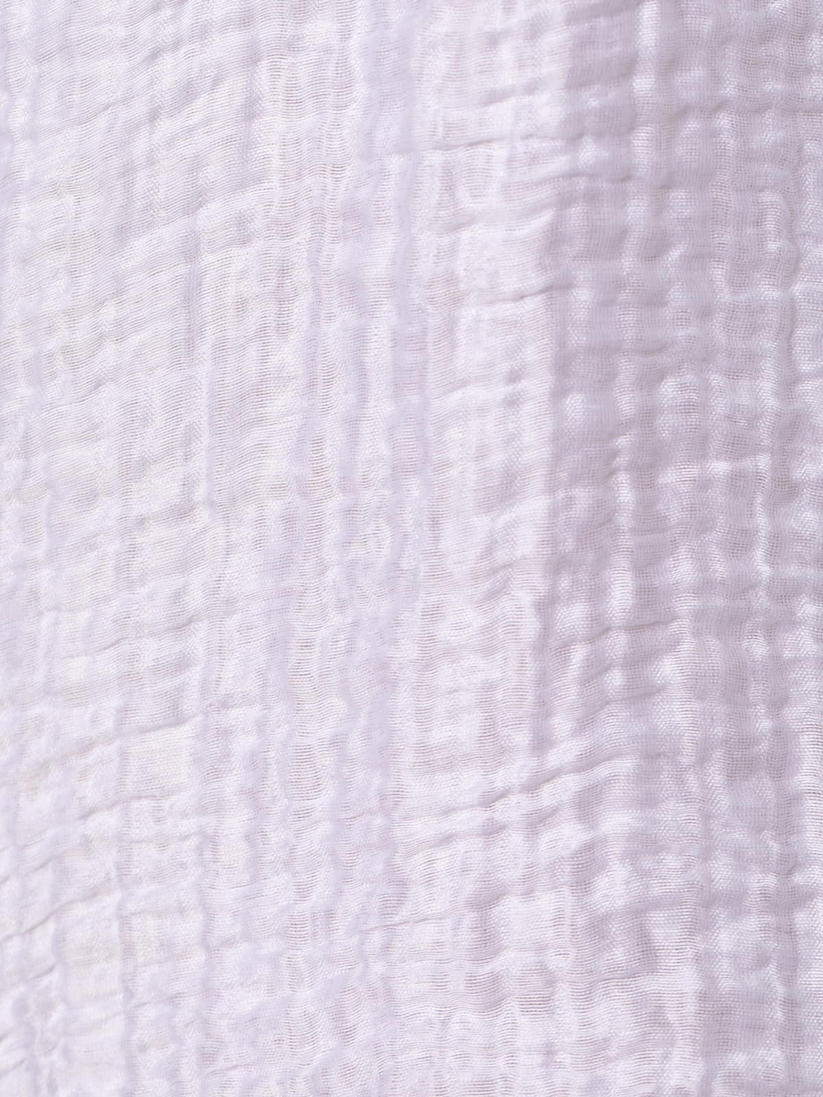 Camisa rizo volante brillo color Blanco