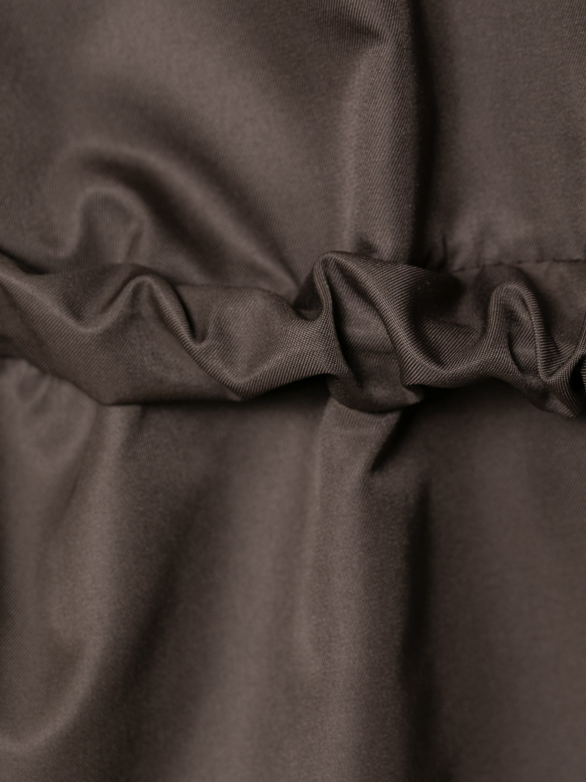 Adjustable long parka  Marrón  colour
