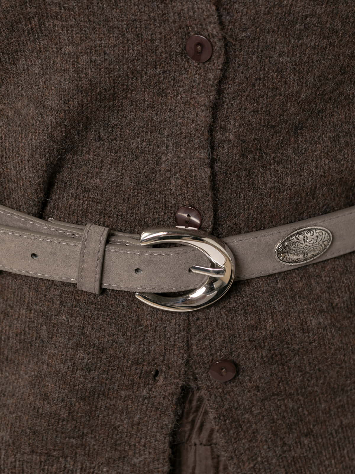metal medal belt  Grey colour