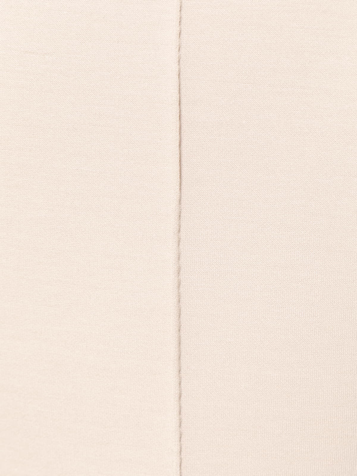 Comfy soft pants with central seam  Beige colour
