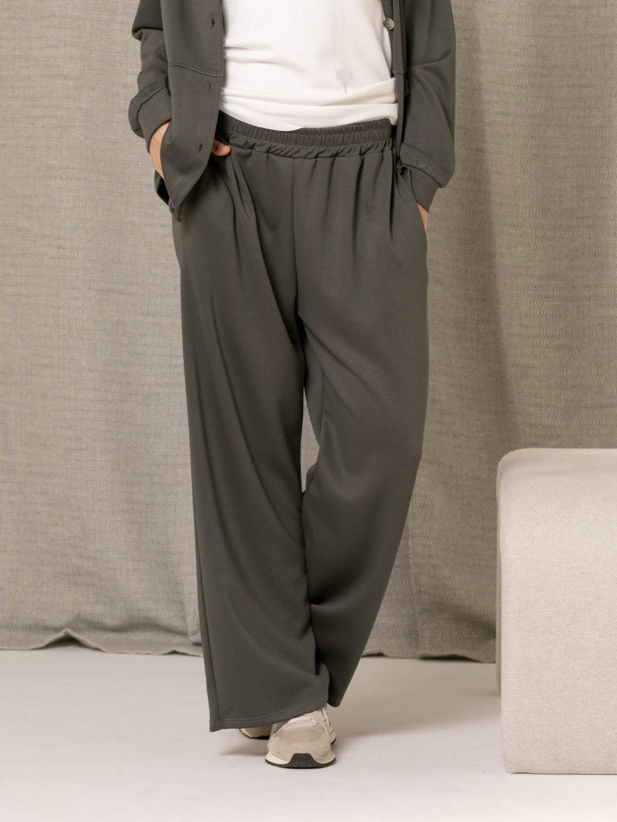 Oversized sport pants  Green colour