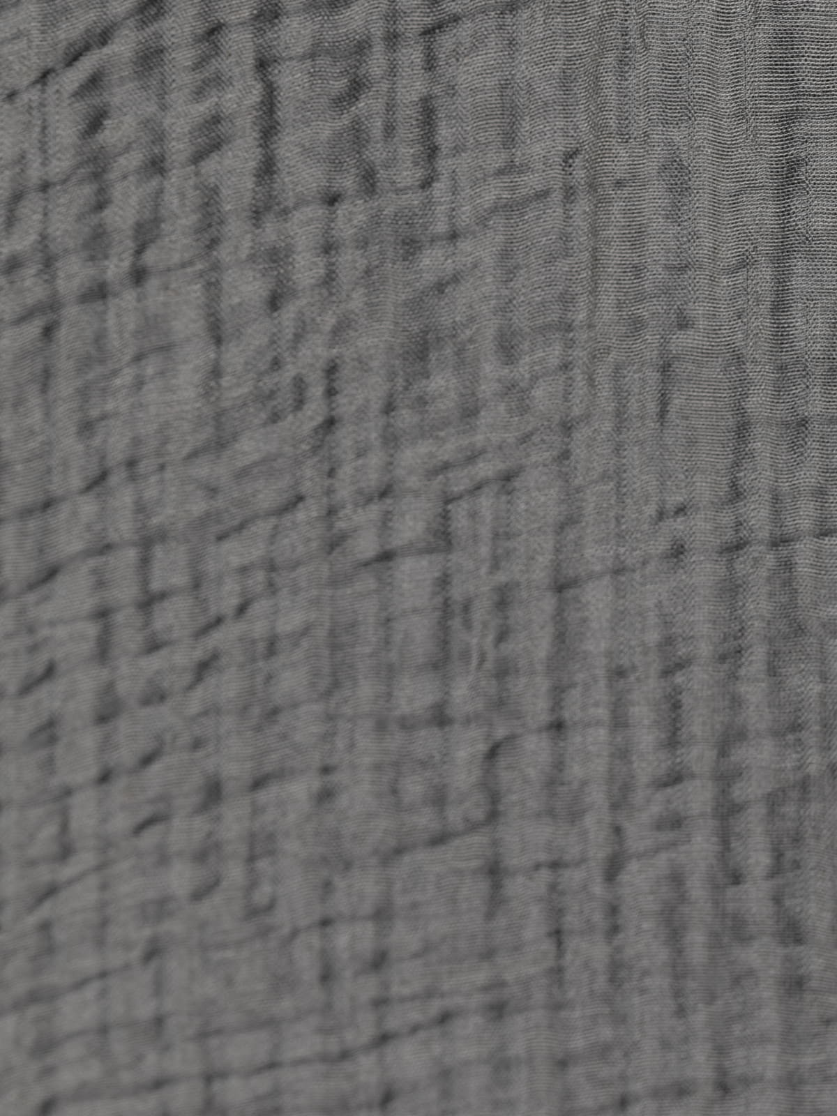 Camisa rizo volante brillo color Gris