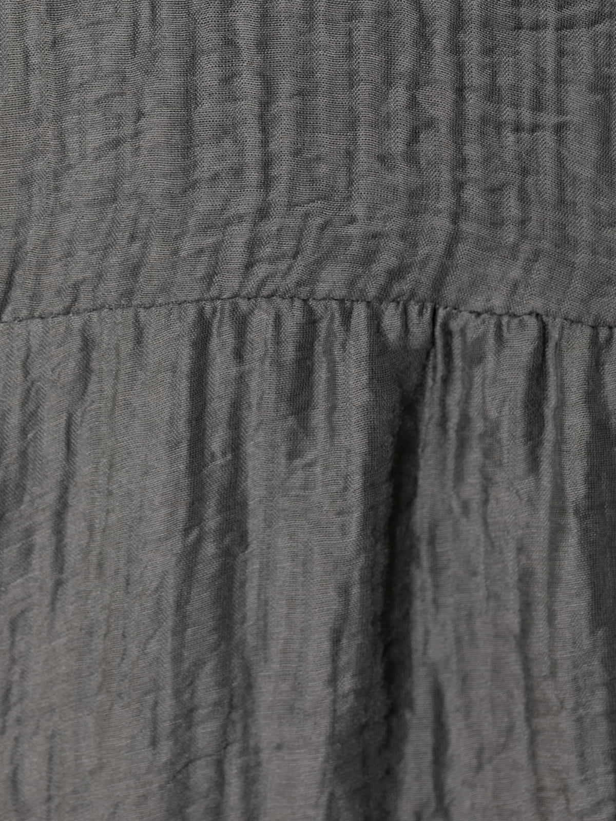 Camisa rizo c/pico 3 botones color Gris