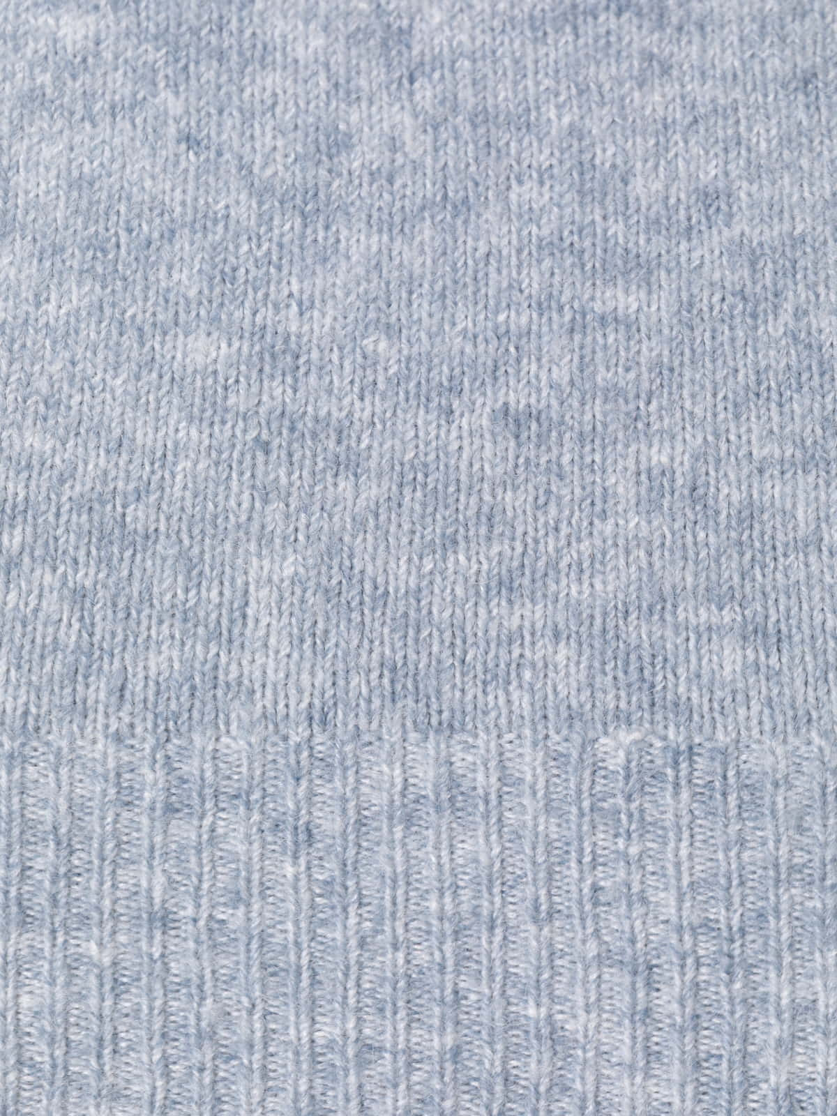 Cashmere-like V-neck sweater  Blue colour
