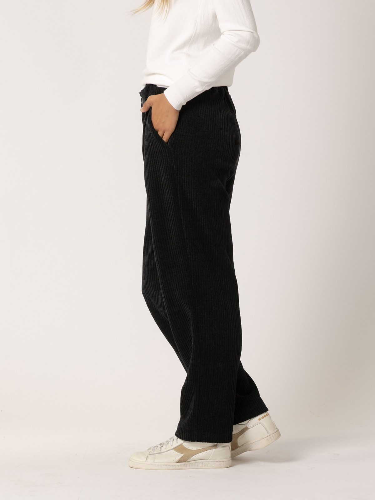 Pantalon pana elastica