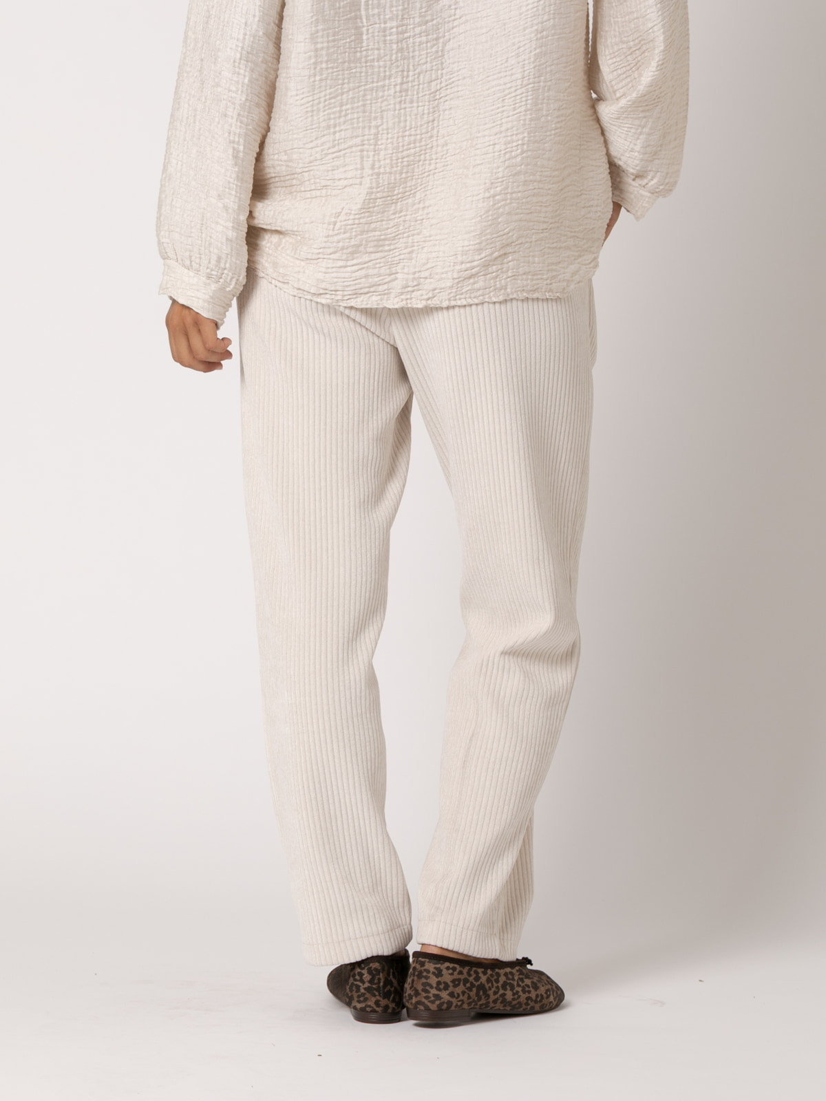 Pantalon pana elastica