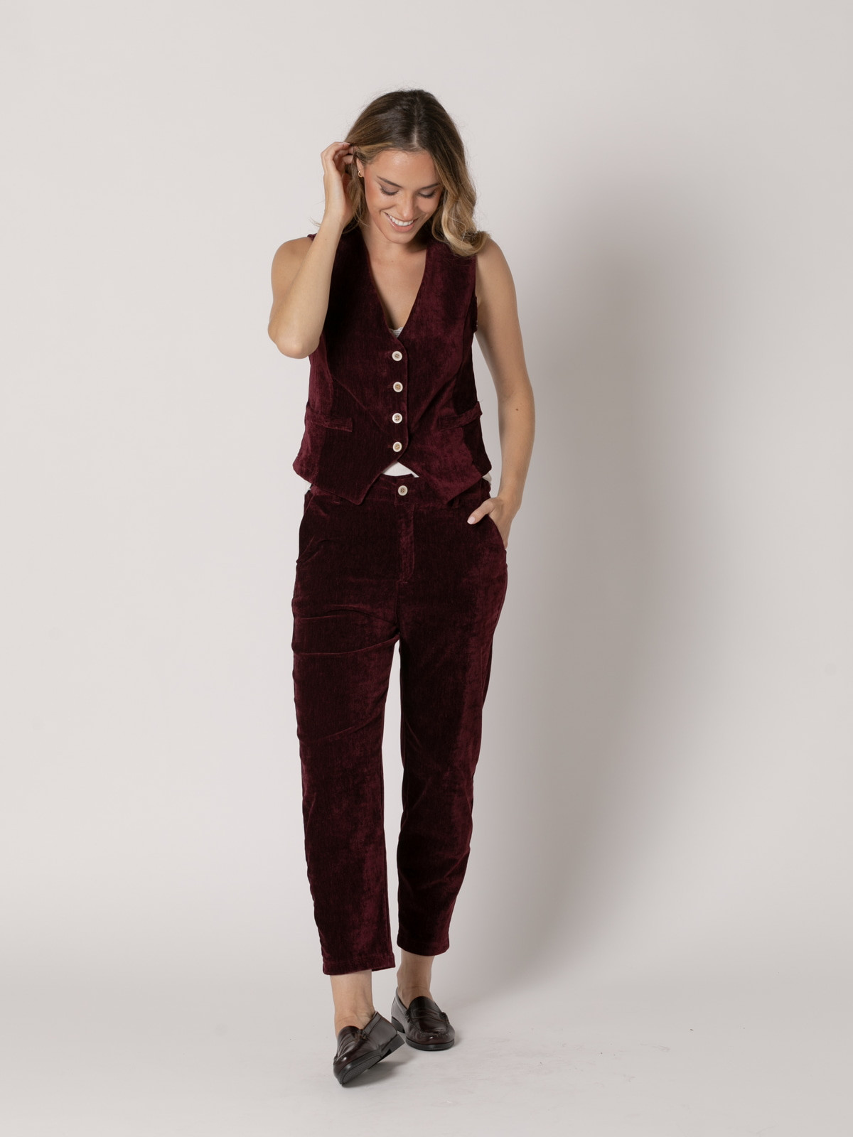 Pantalon velvet travilla