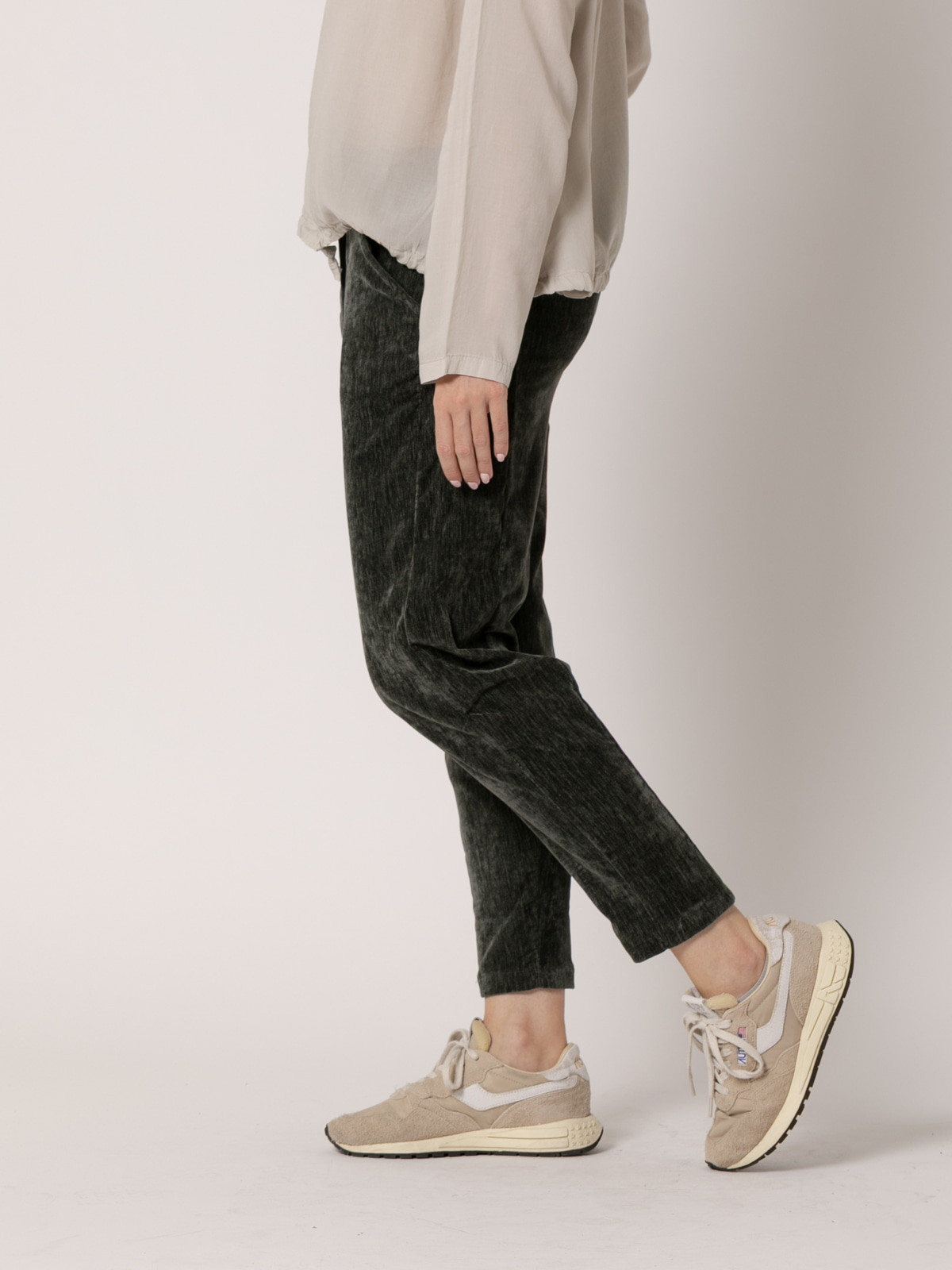 Pantalon velvet baggy