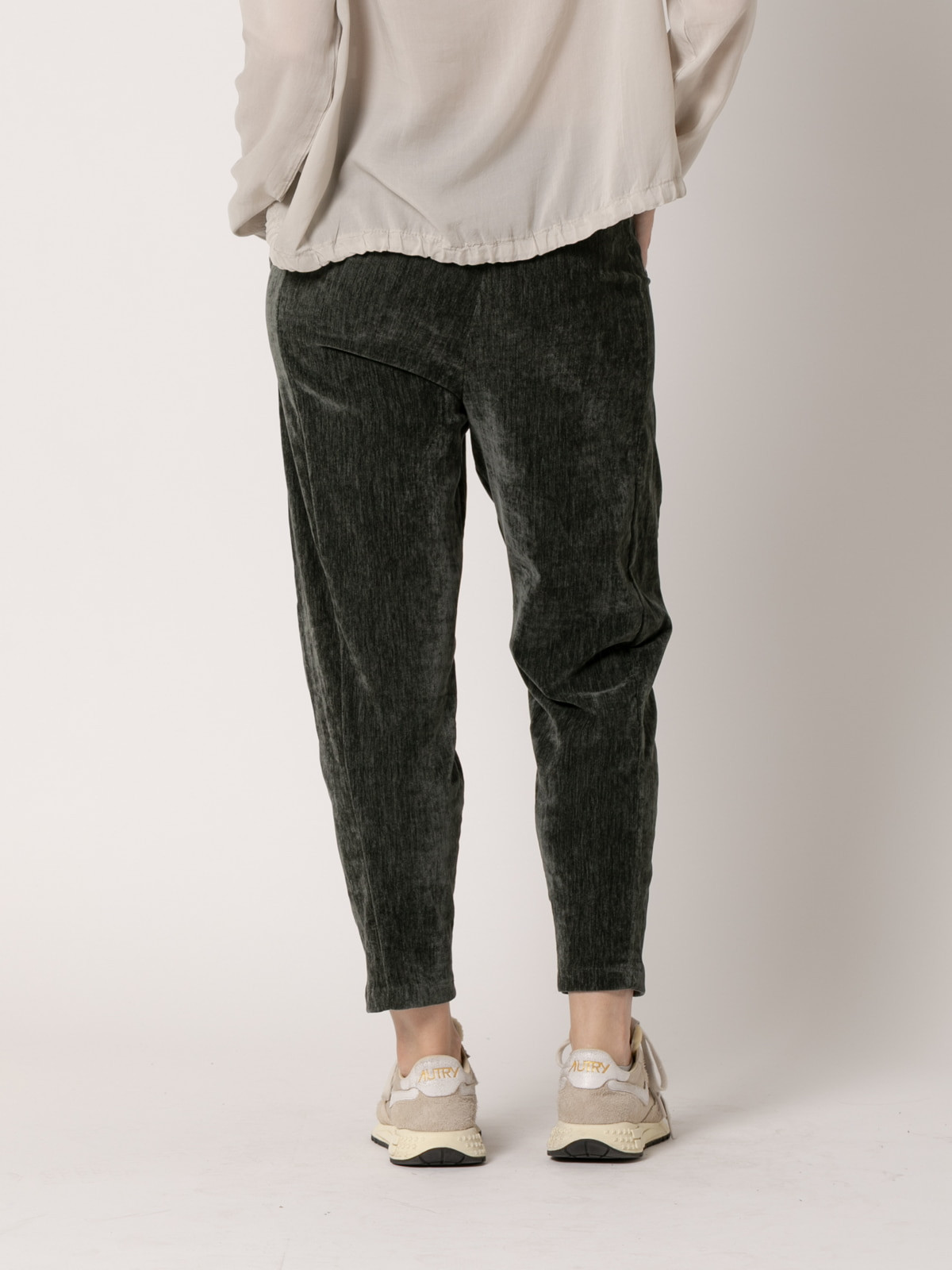 Pantalon velvet baggy